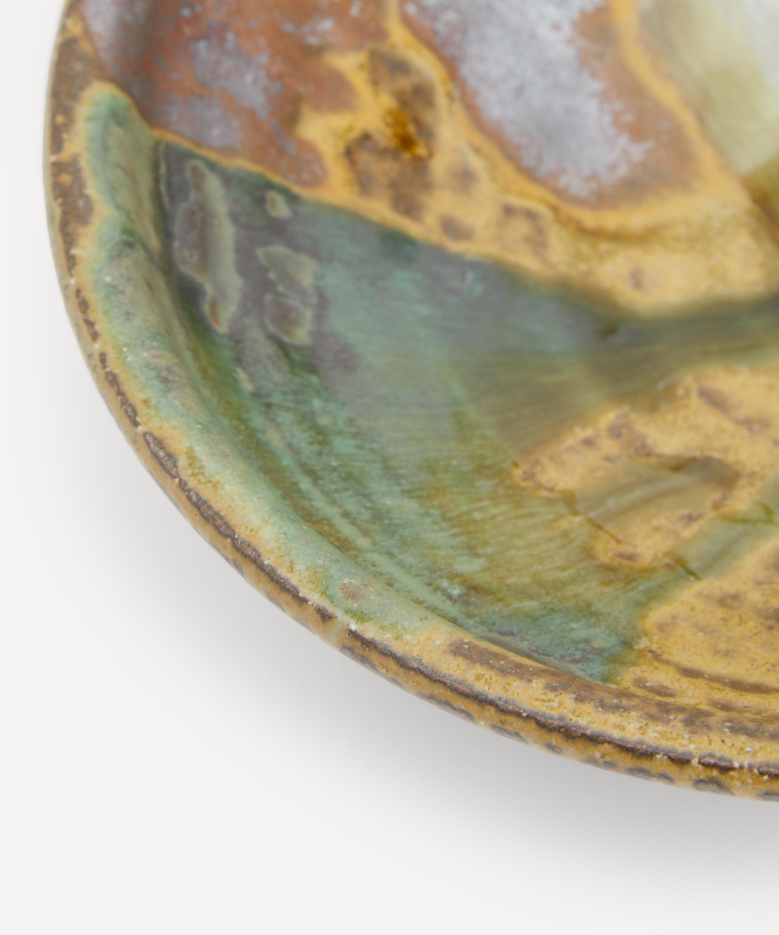 NISHIKAWA - Green and Brown Round Bowl image number 3