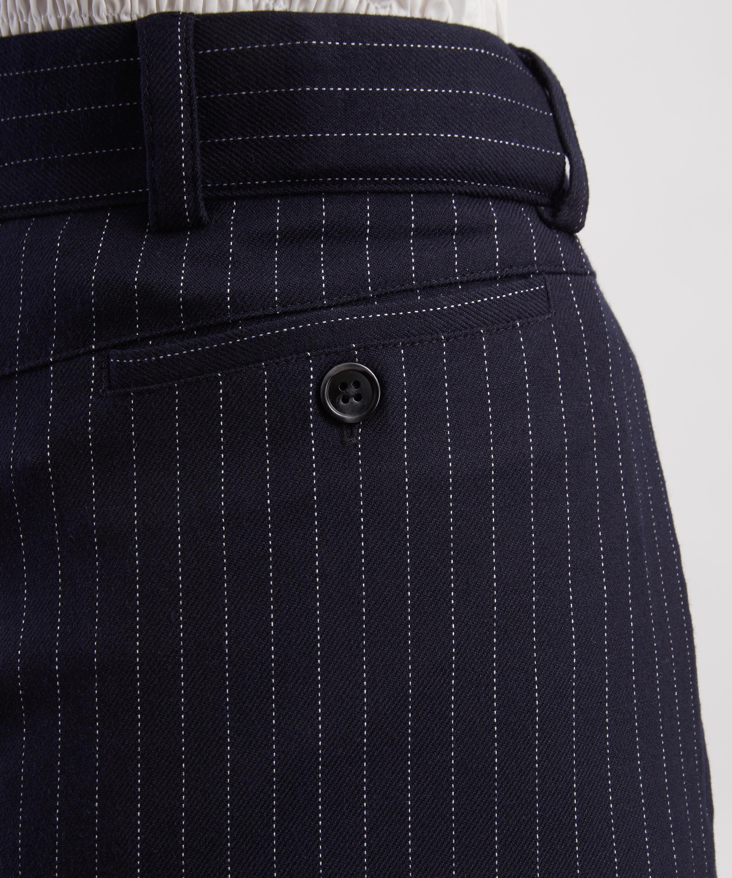 Peachy Den - Lennox Ink Pinstripe Trousers image number 3