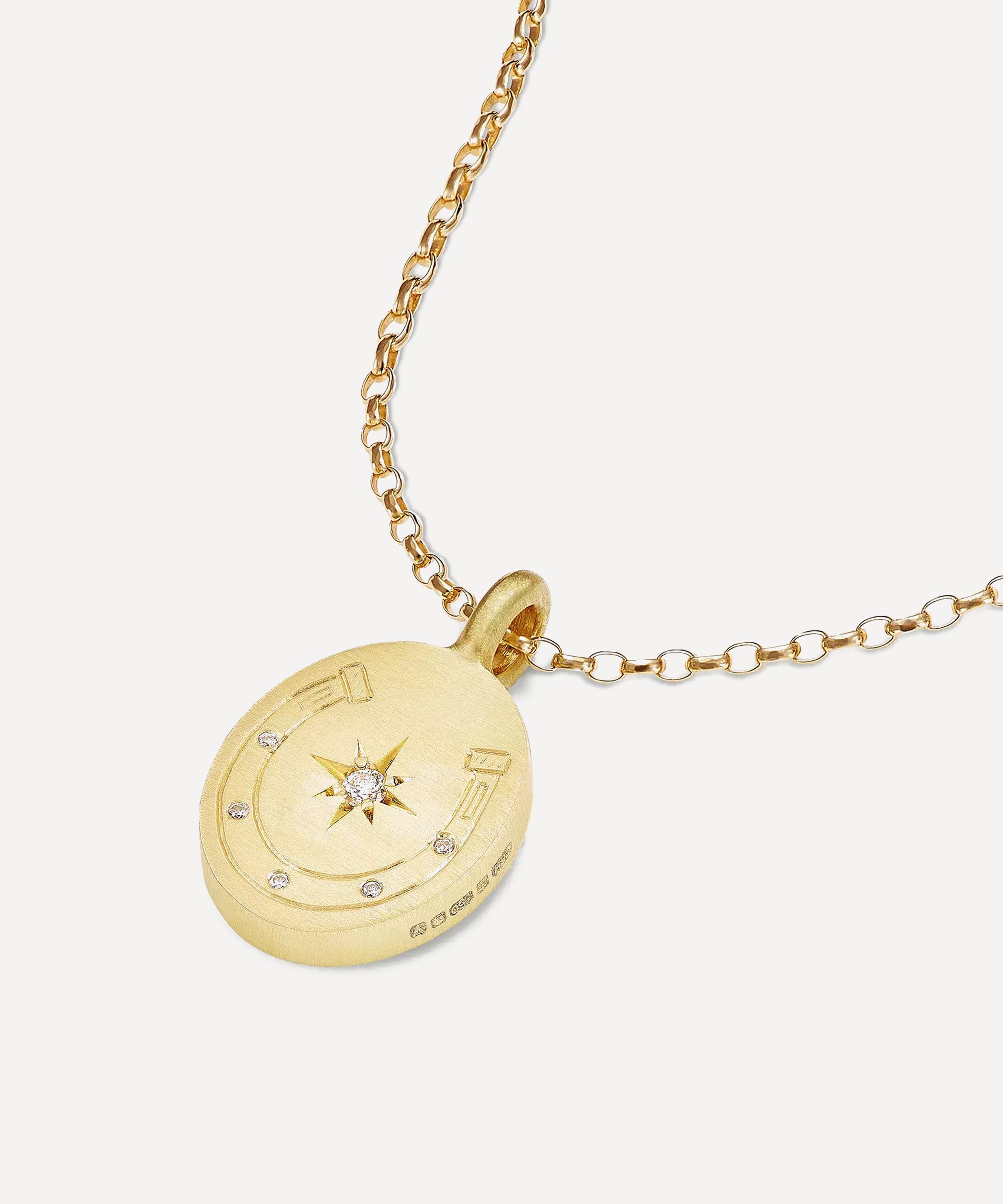 Cece Jewellery - 18ct Gold Wild Horse Pendant Necklace image number 2