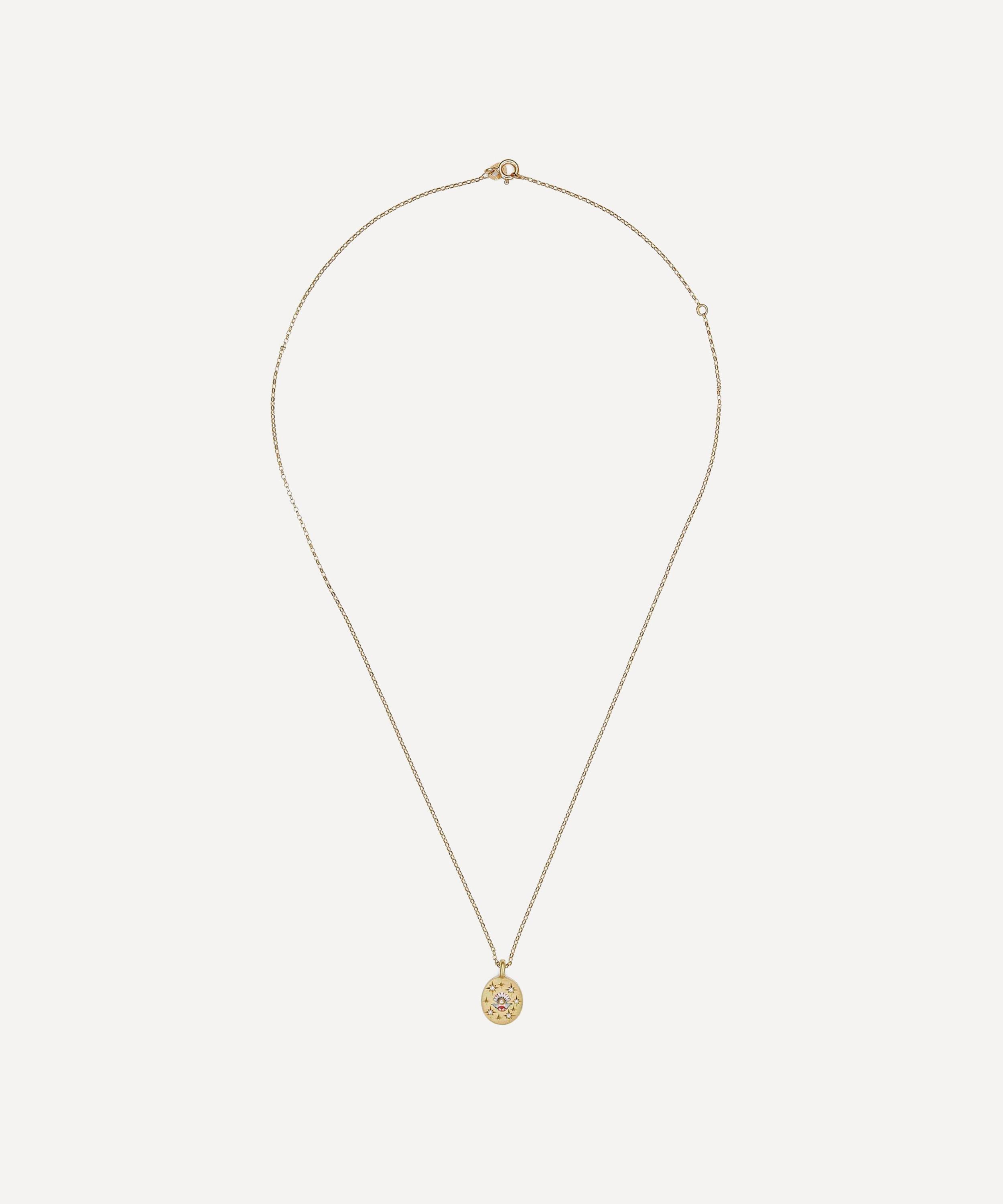 Cece Jewellery - 18ct Gold Clam & Pearl Necklace image number 1