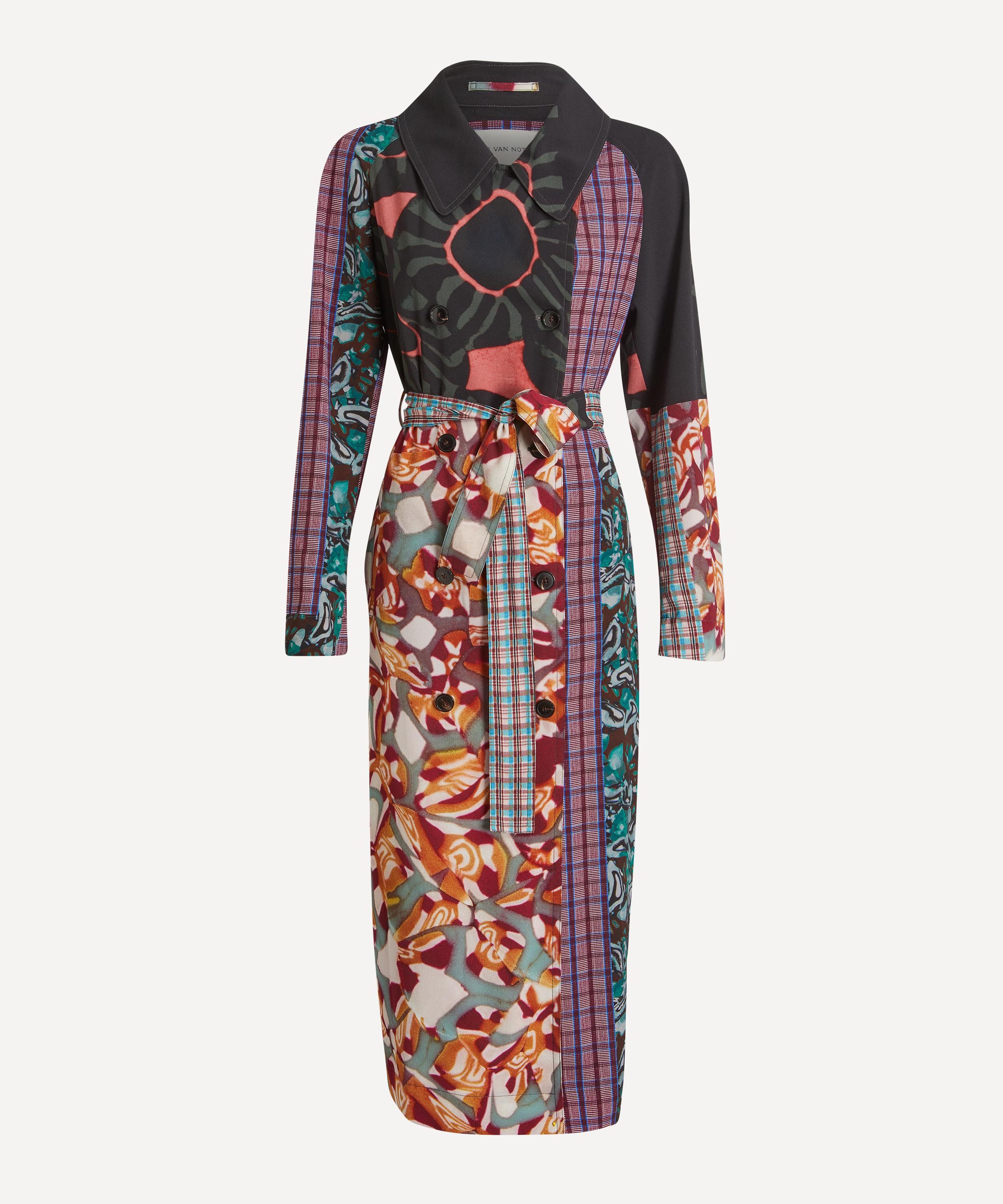 Dries Van Noten - Printed Wrap Coat