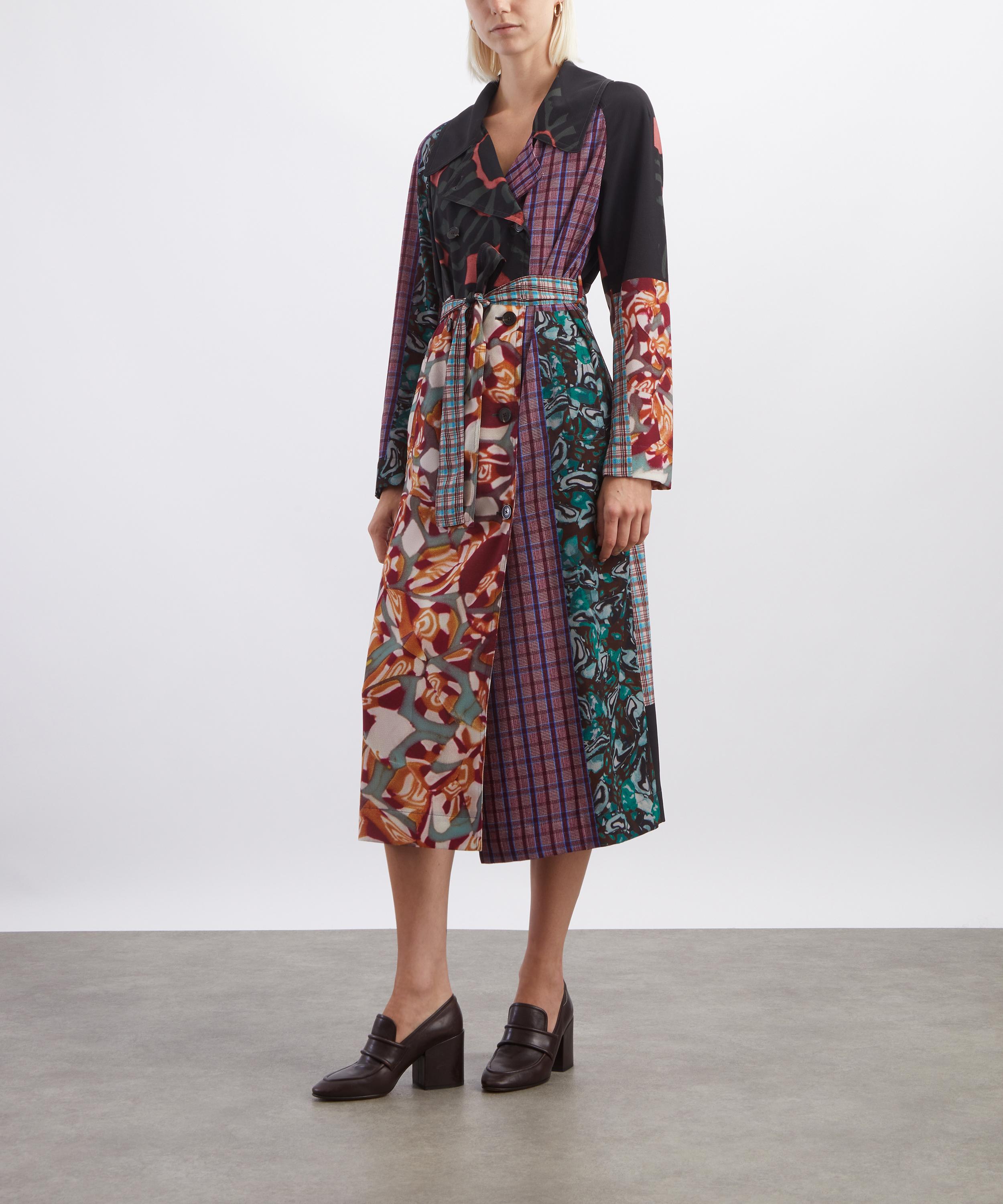 Dries Van Noten - Printed Wrap Coat image number 1