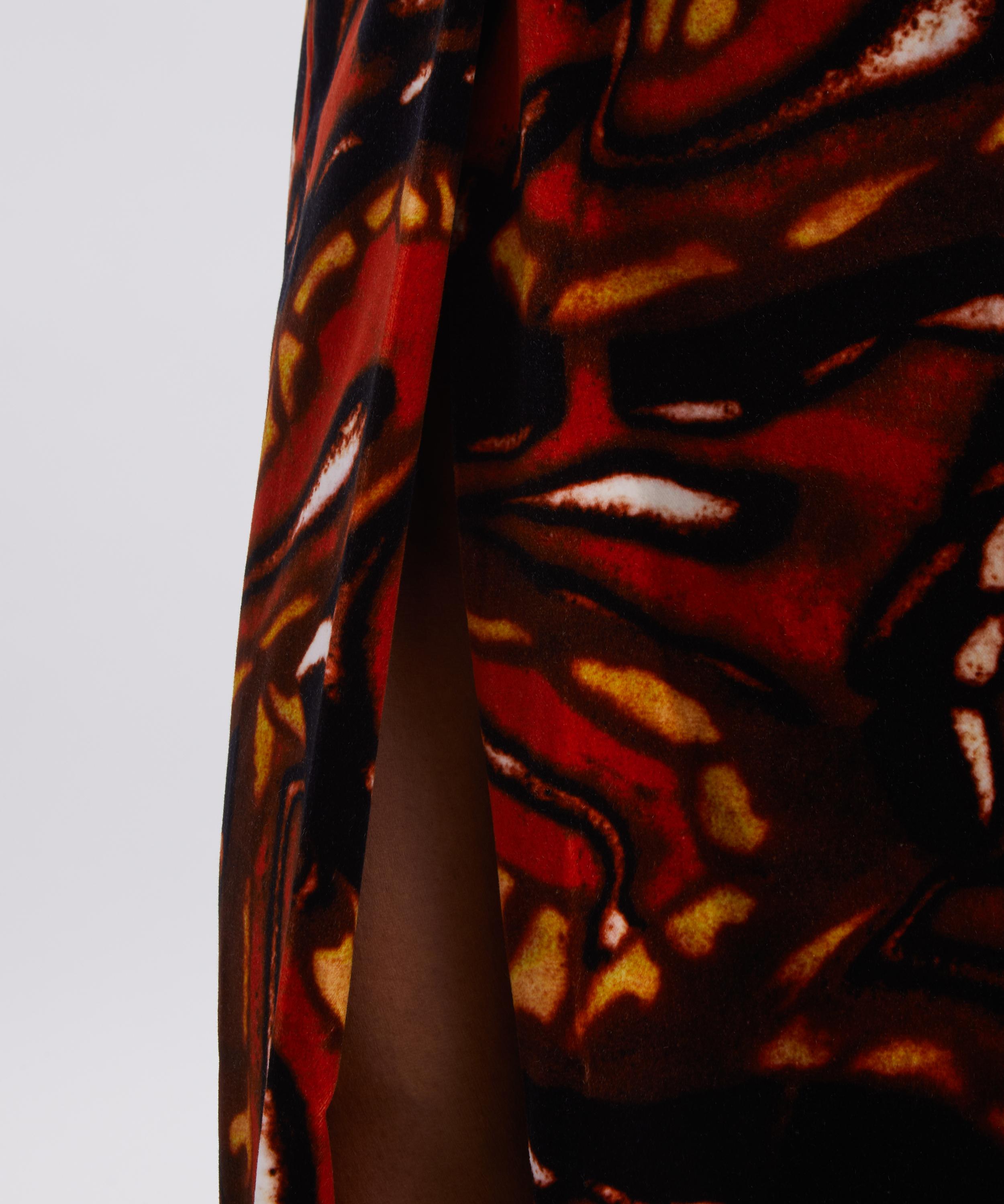 Dries Van Noten - Long Velvet Dress image number 4