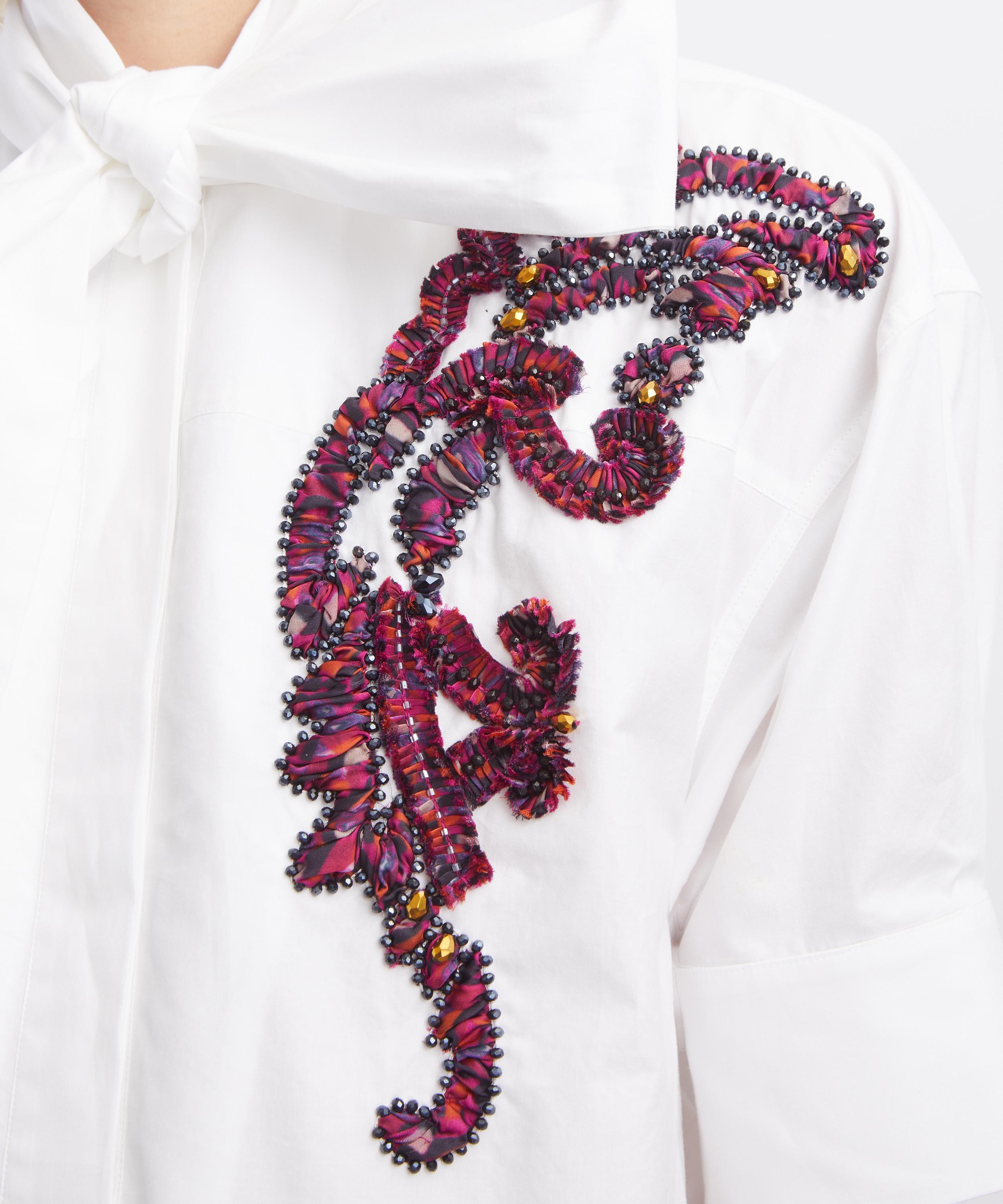 Dries Van Noten - Embroidered Shirt Dress image number 4