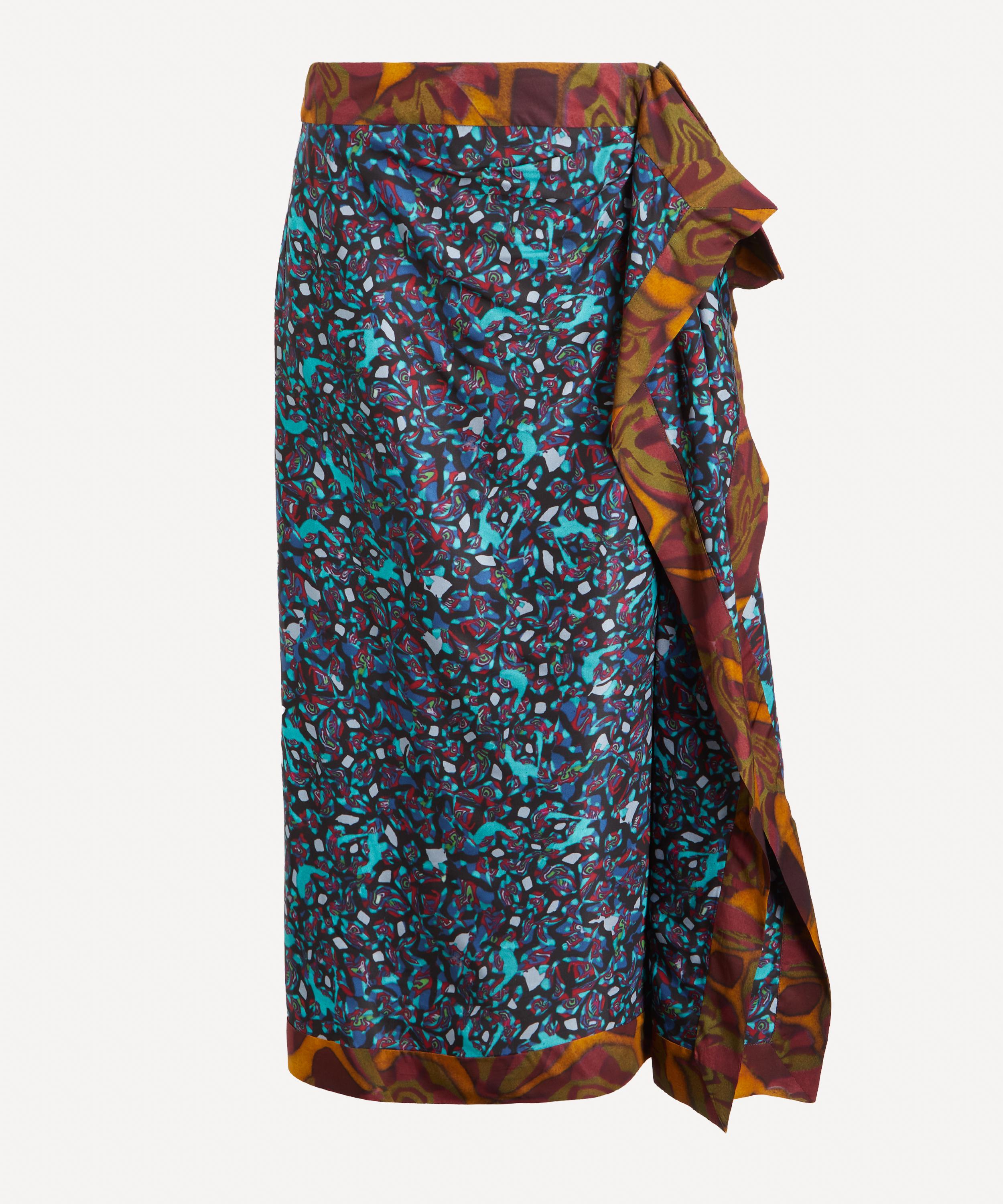 Dries Van Noten - Draped Viscose Skirt