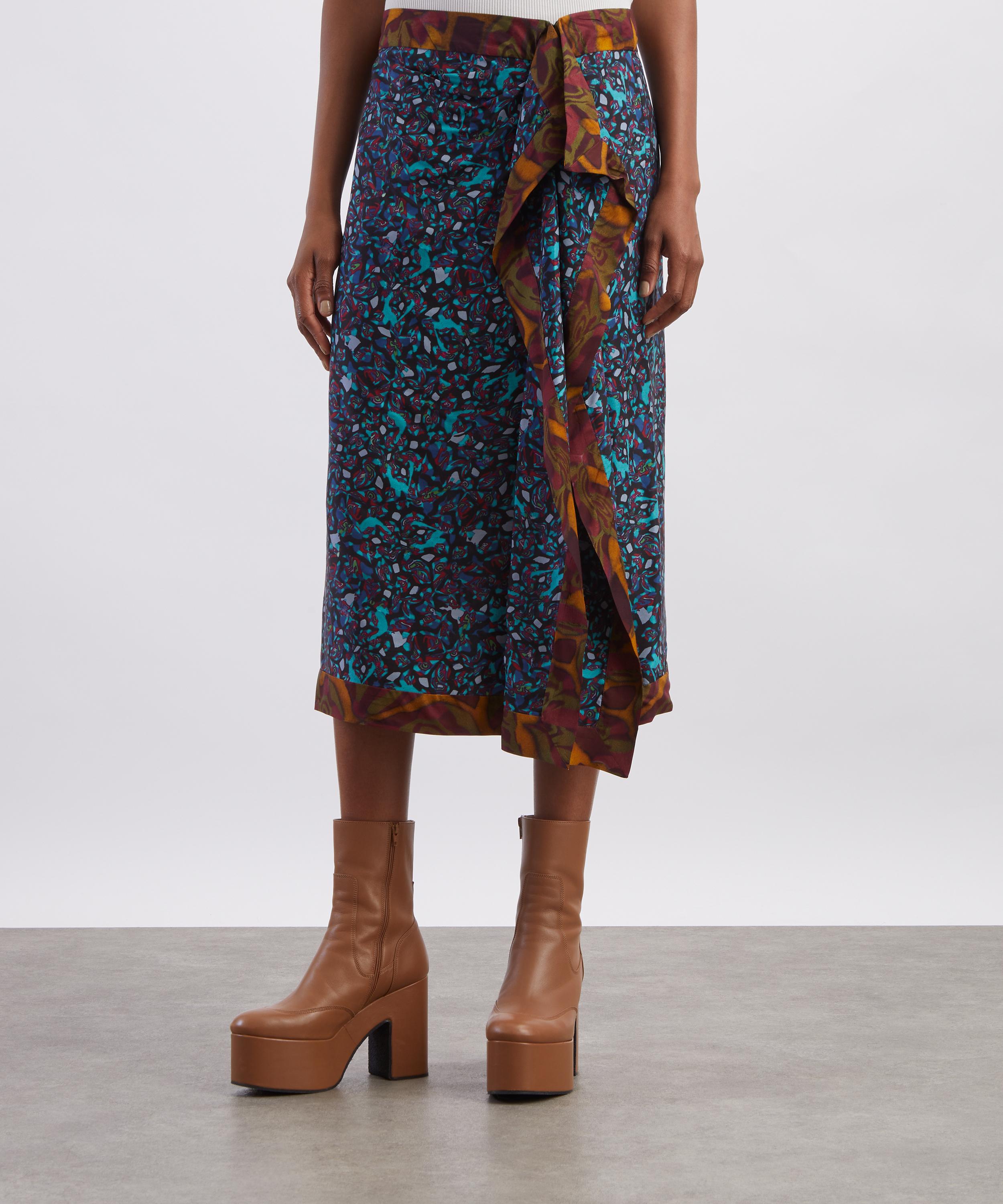 Dries Van Noten - Draped Viscose Skirt image number 2