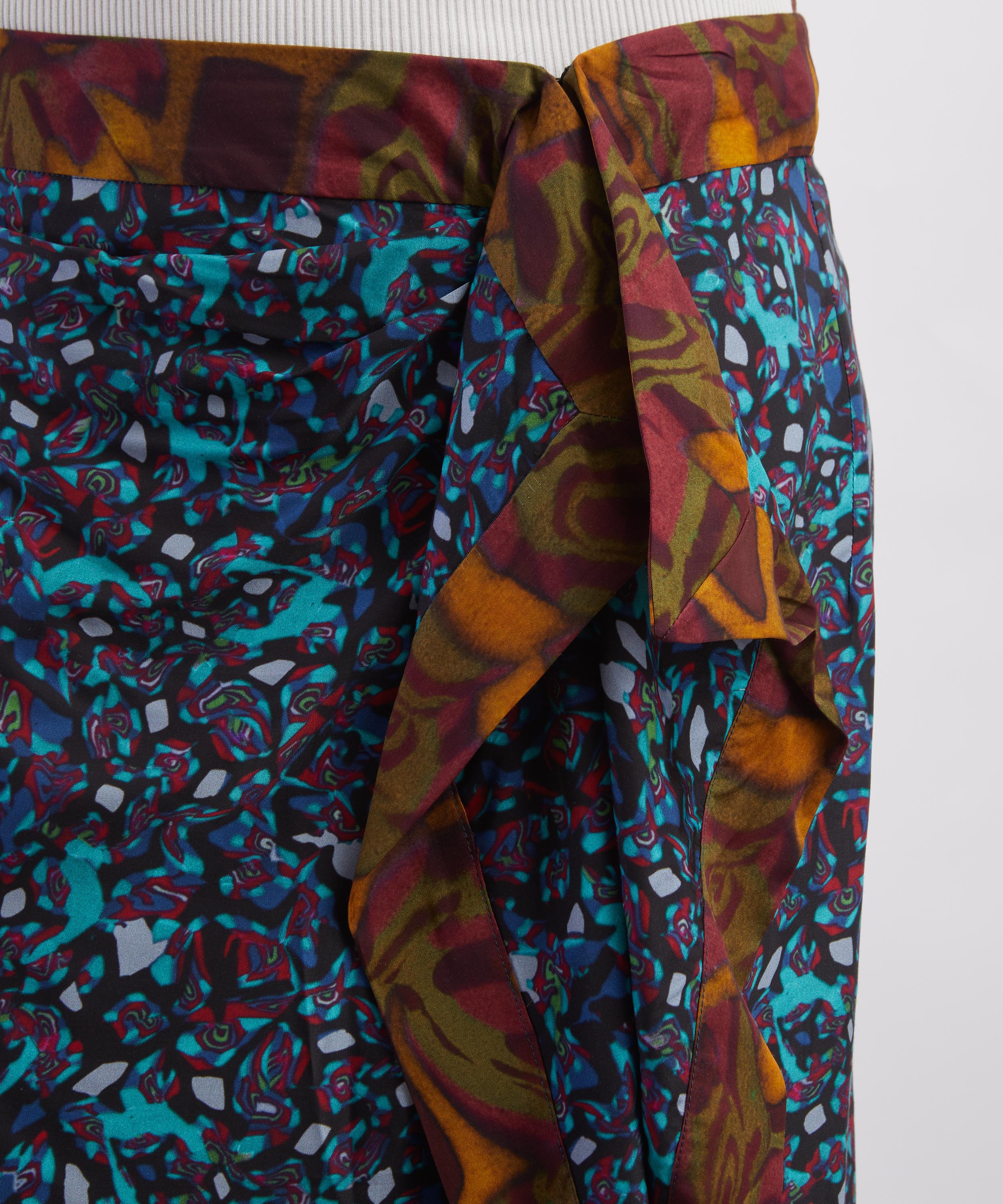 Dries Van Noten - Draped Viscose Skirt image number 4