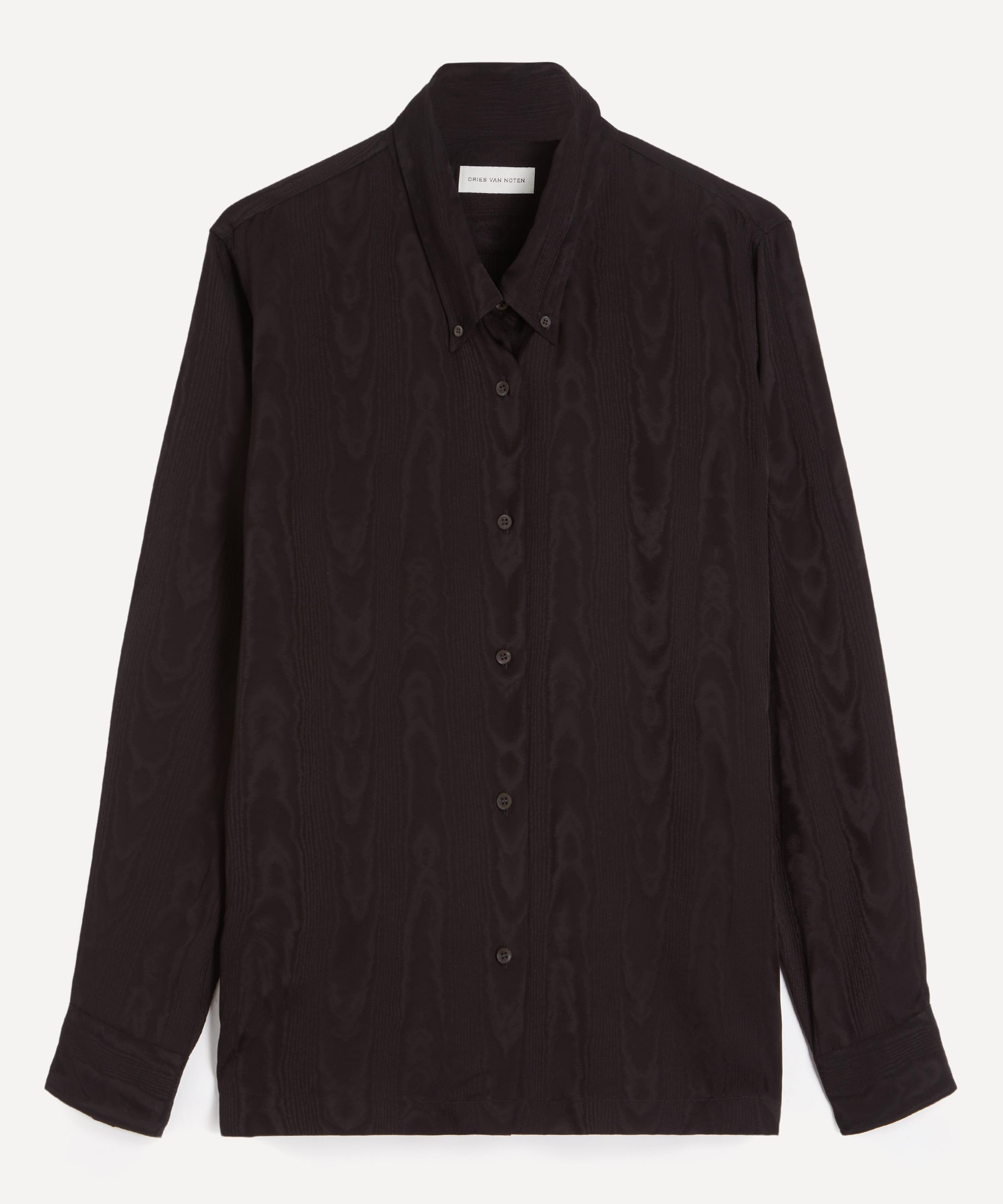 Dries Van Noten - Black Button-Down Shirt image number 0