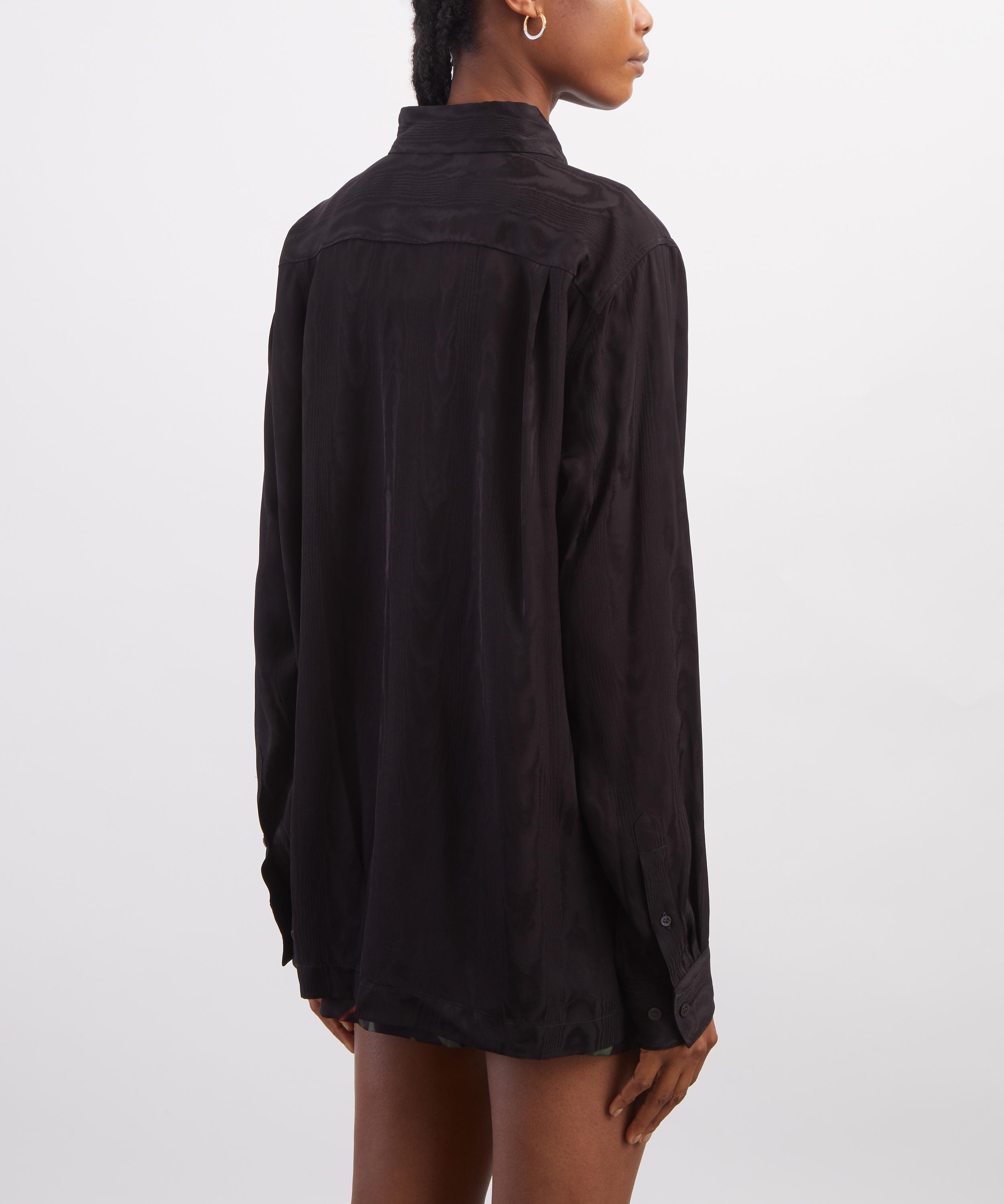 Dries Van Noten - Black Button-Down Shirt image number 3