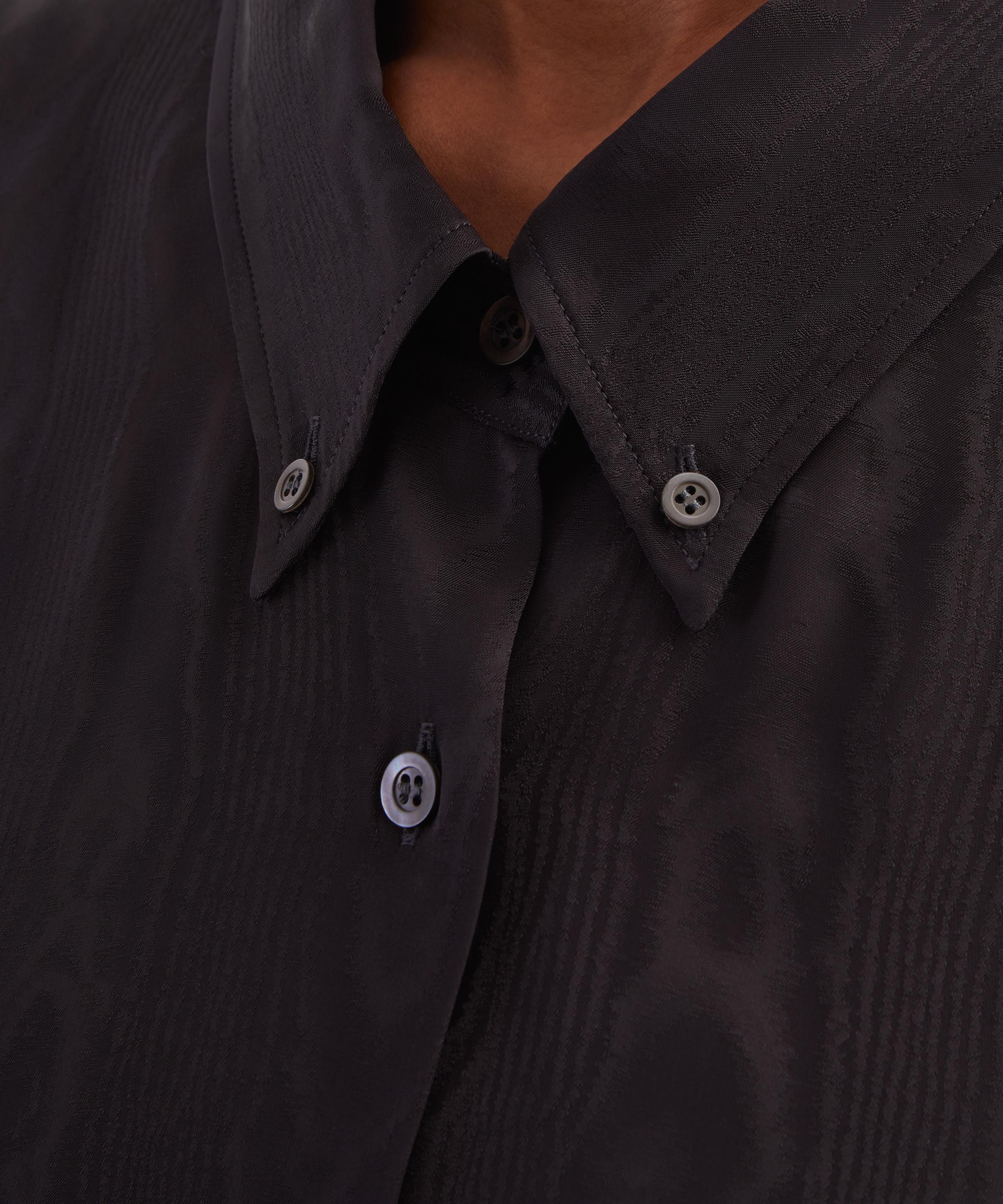 Dries Van Noten - Black Button-Down Shirt image number 4
