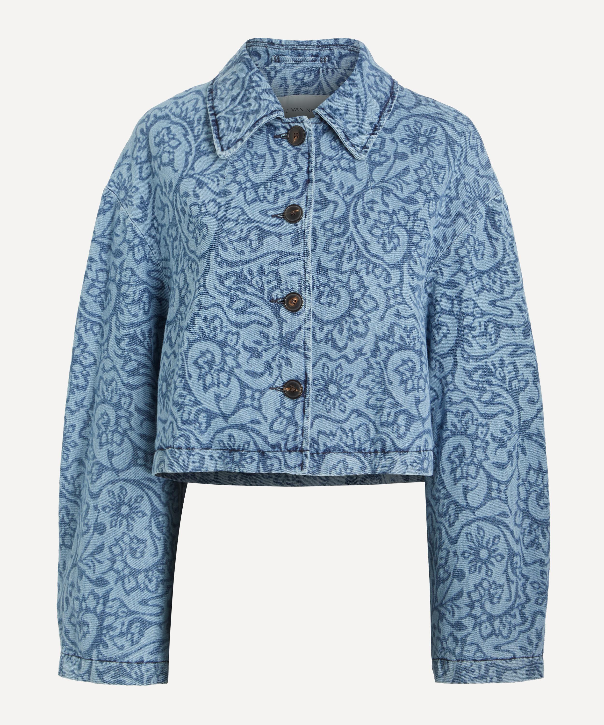 Dries Van Noten - Printed Denim Jacket image number 0