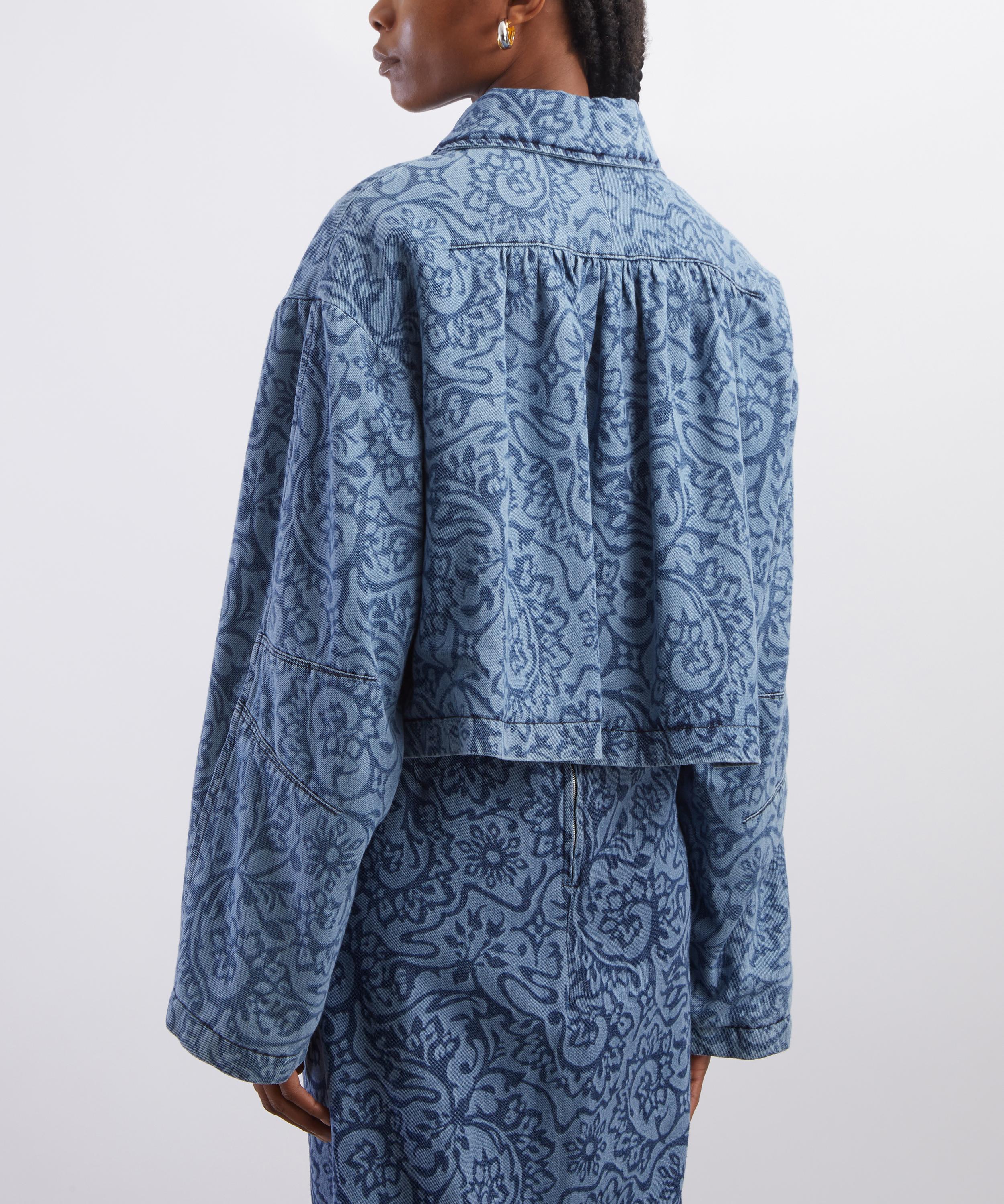 Dries Van Noten - Printed Denim Jacket image number 3
