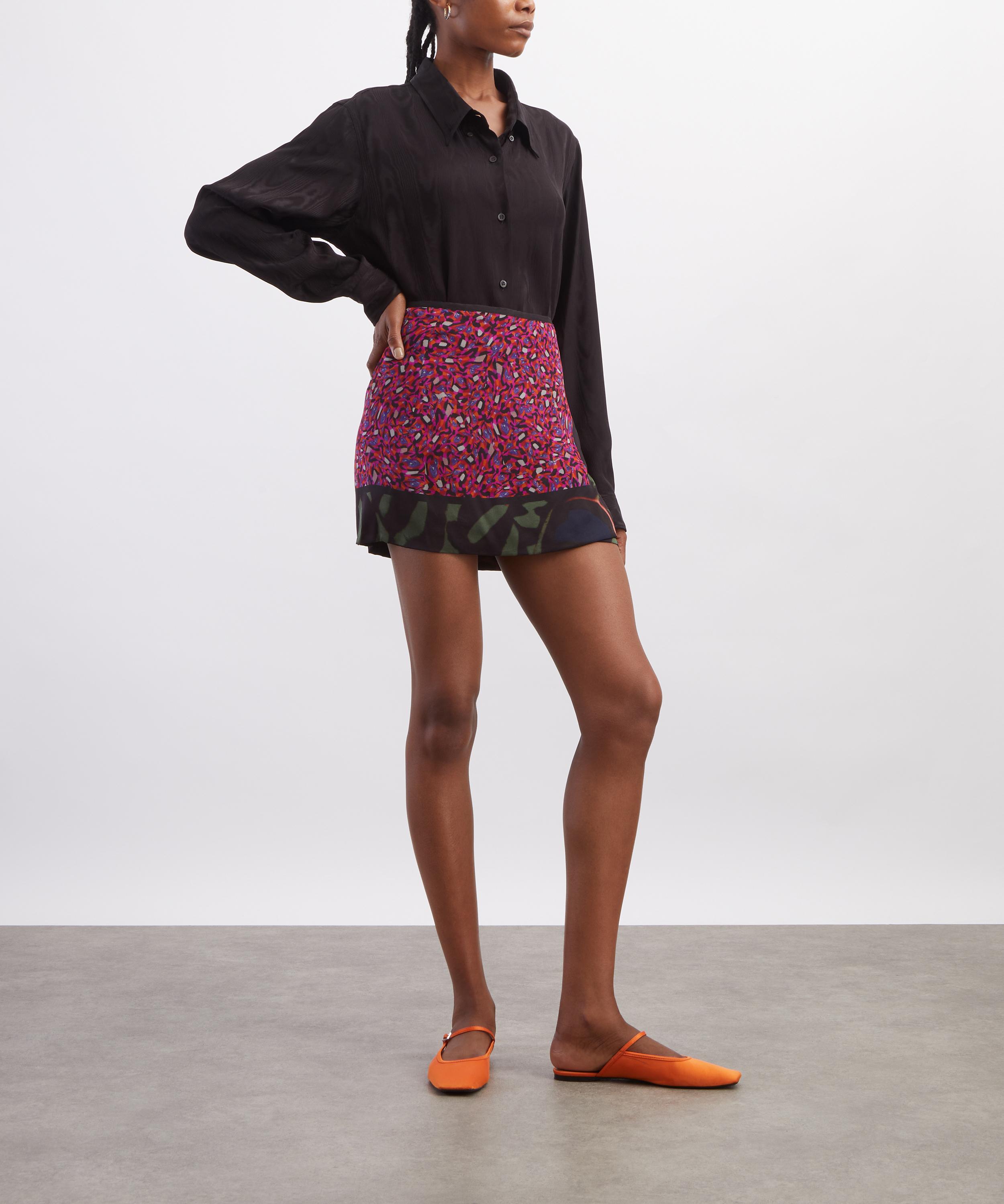 Dries Van Noten - Printed Wrap Skirt image number 1