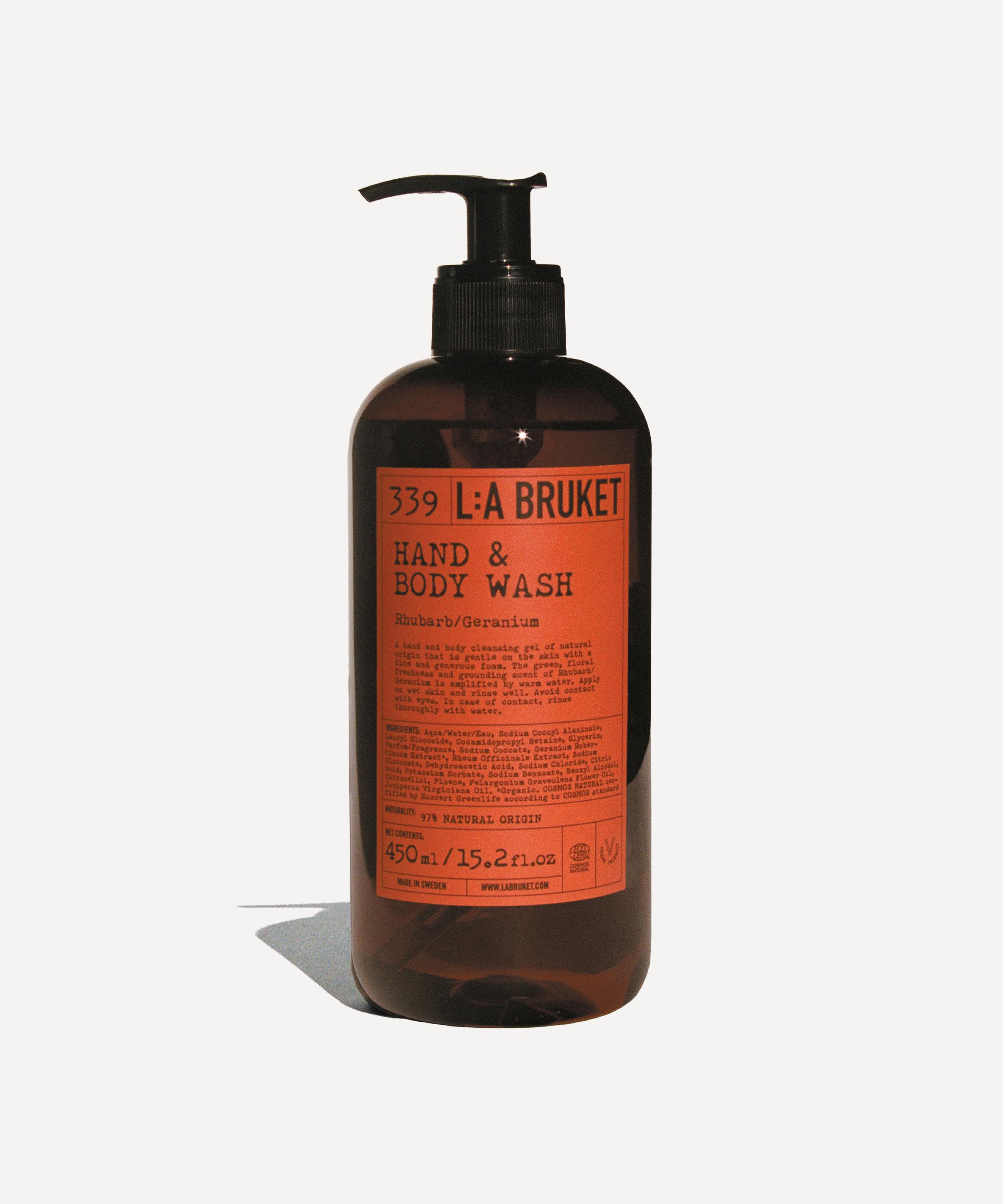 L:A Bruket - Hand and Body Wash Rhubarb and Geranium 450ml