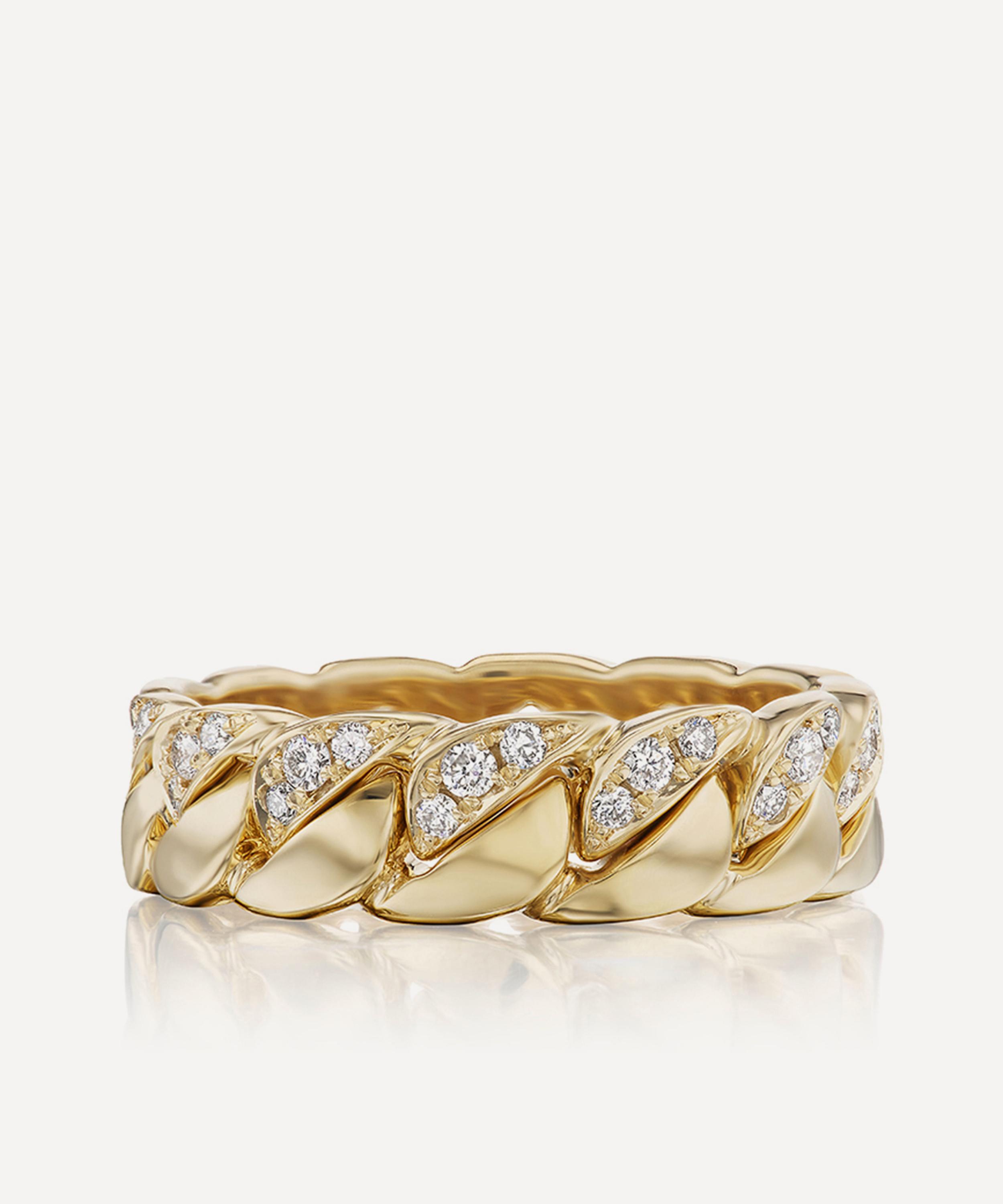Vice Versa - 14ct Gold Diamond Dip Versa Mini Ring Set