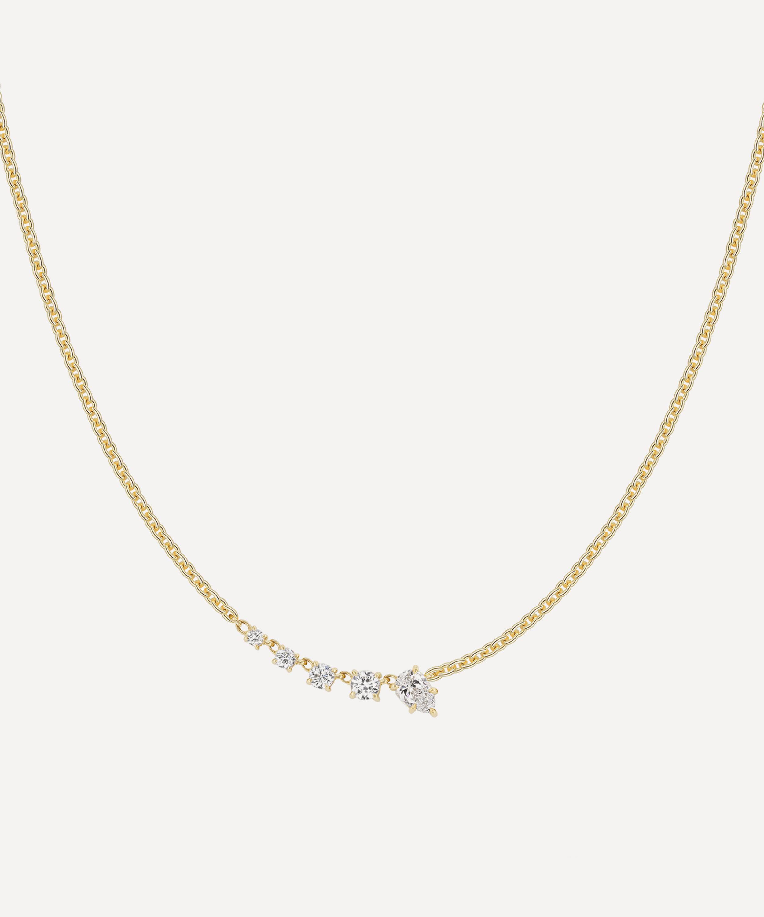 Vice Versa - 14ct Gold Mini Bias Necklace image number 0