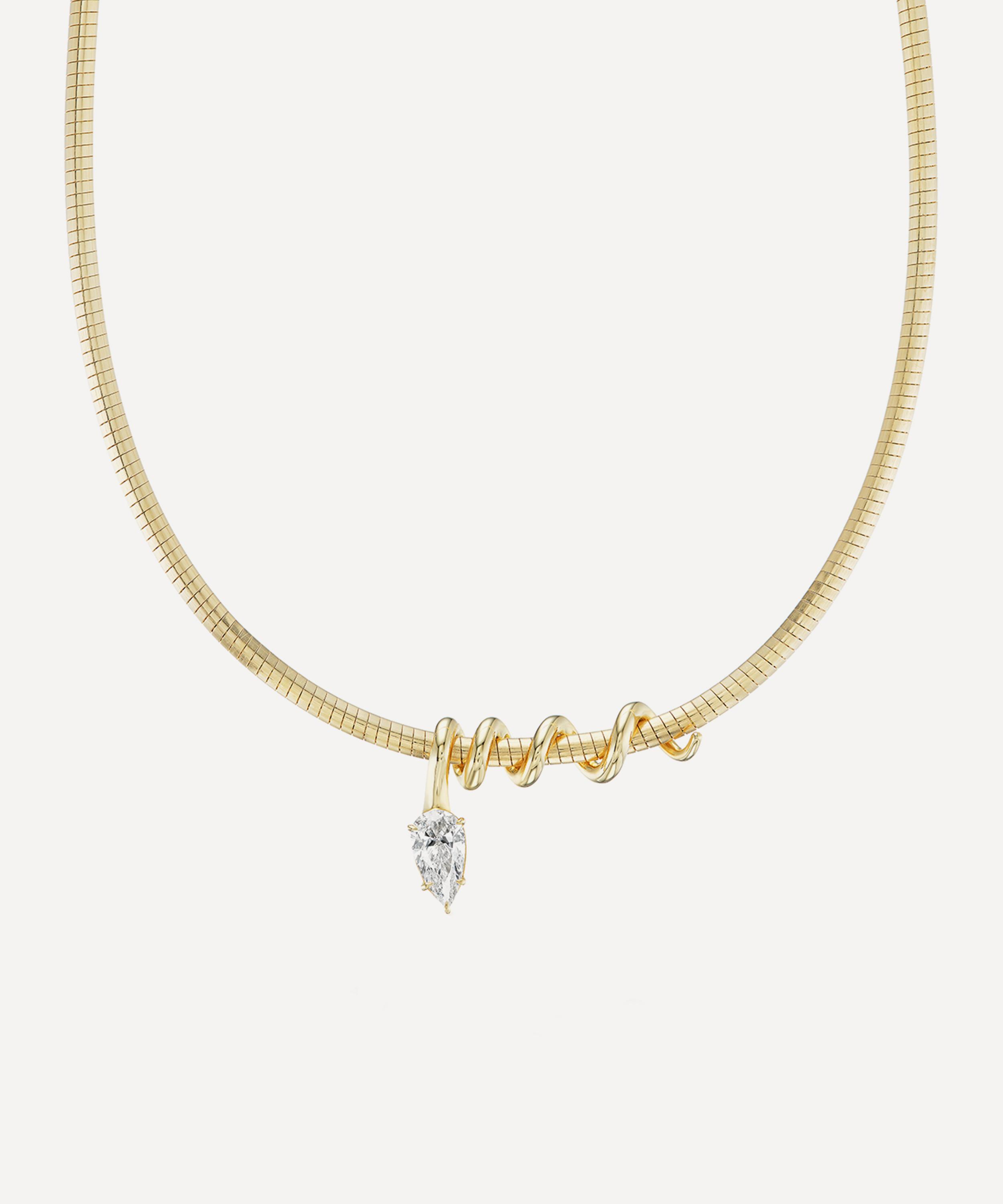 Vice Versa - 14ct Gold Boa Necklace