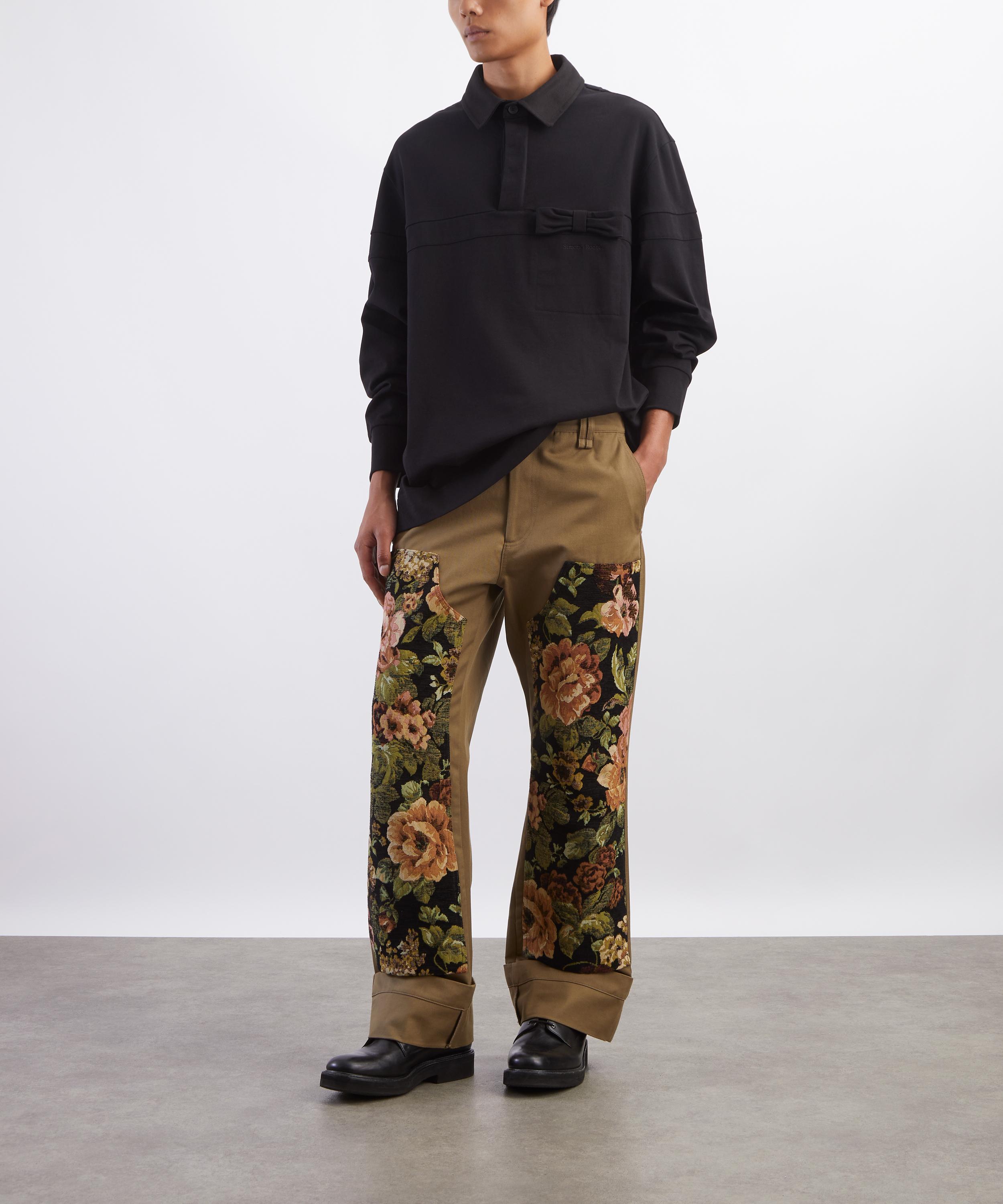 Simone Rocha - Floral Patchwork Workwear Trousers image number 1