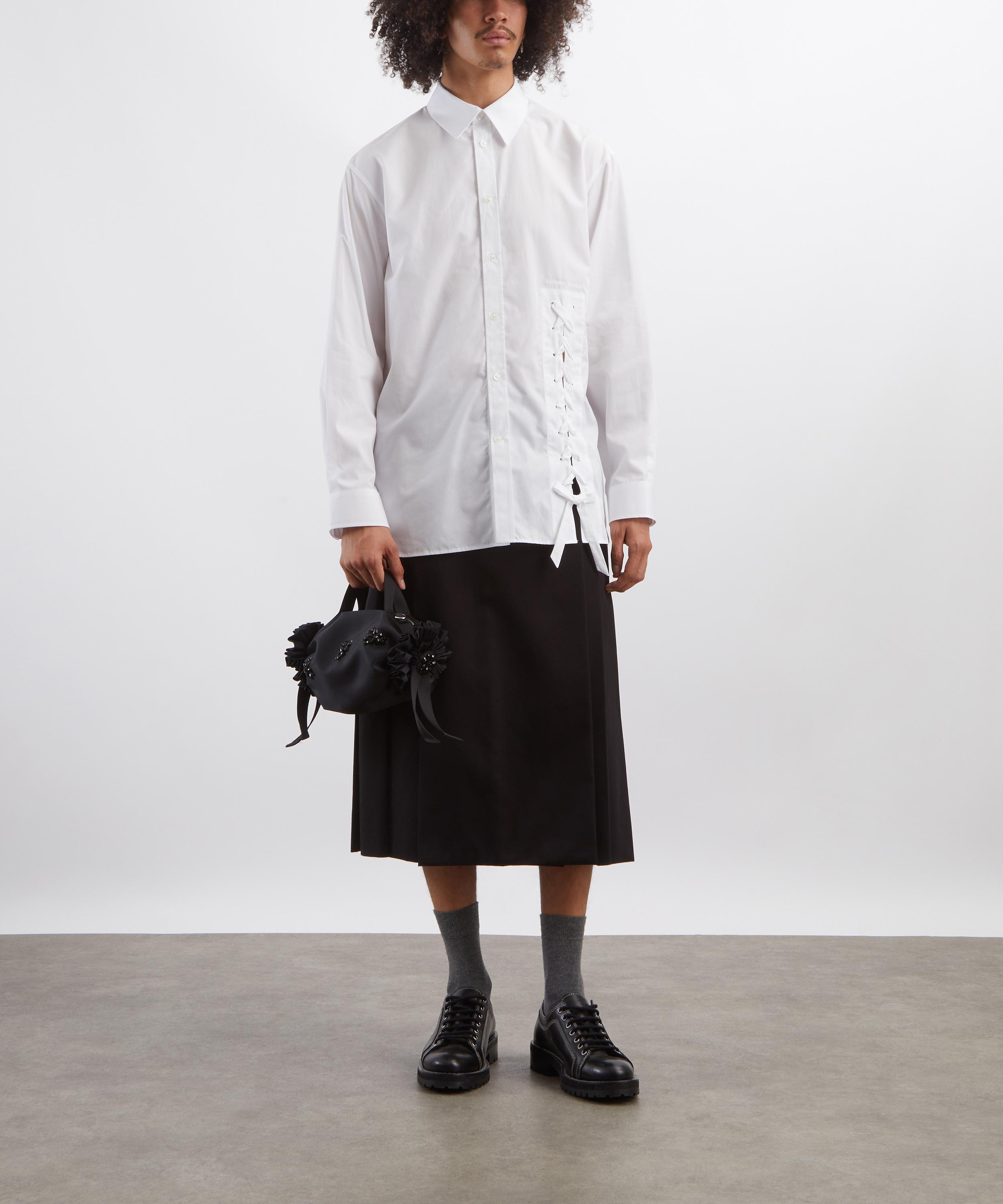 Simone Rocha - Lace Up Hem Easy Shirt image number 1