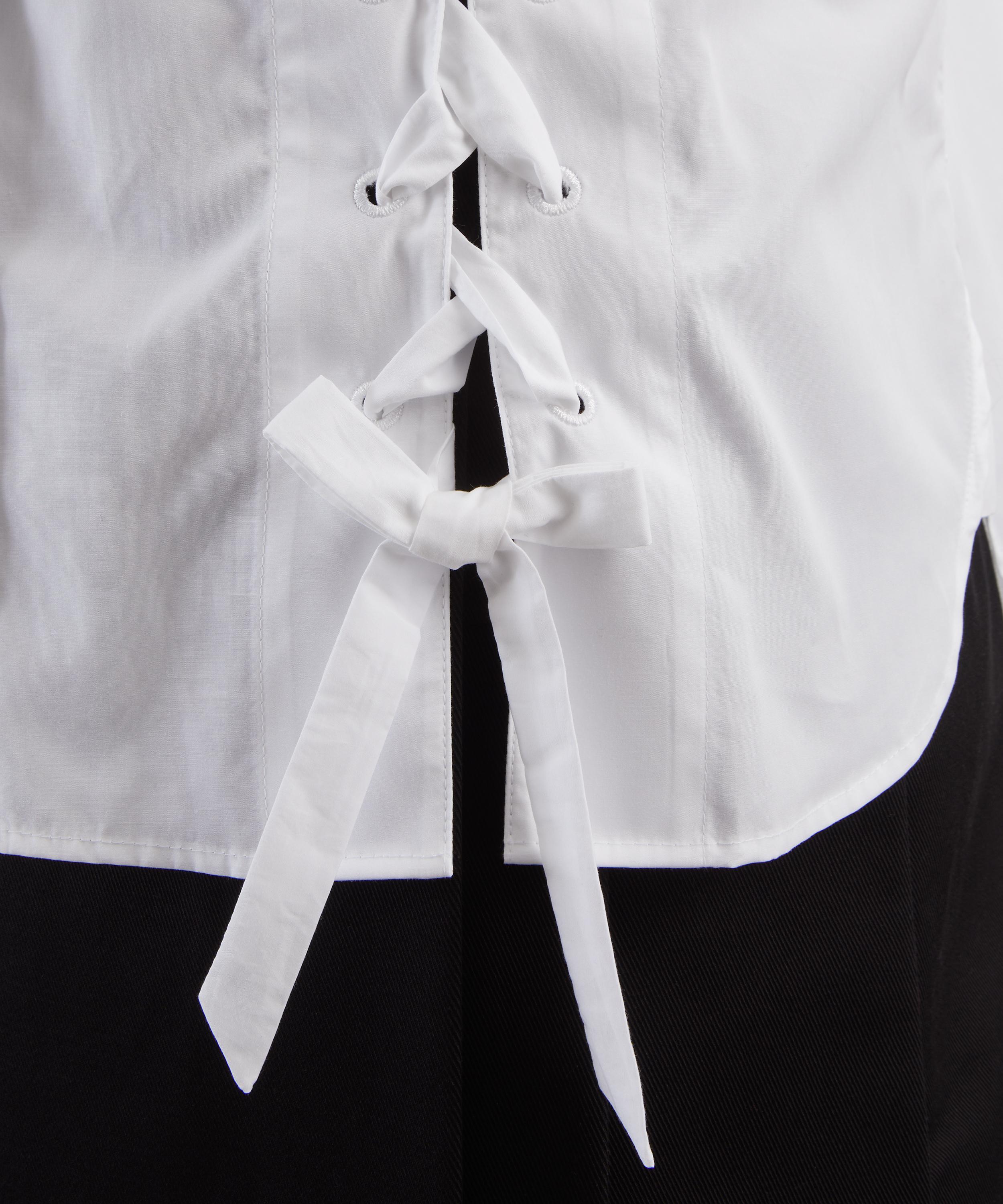 Simone Rocha - Lace Up Hem Easy Shirt image number 4