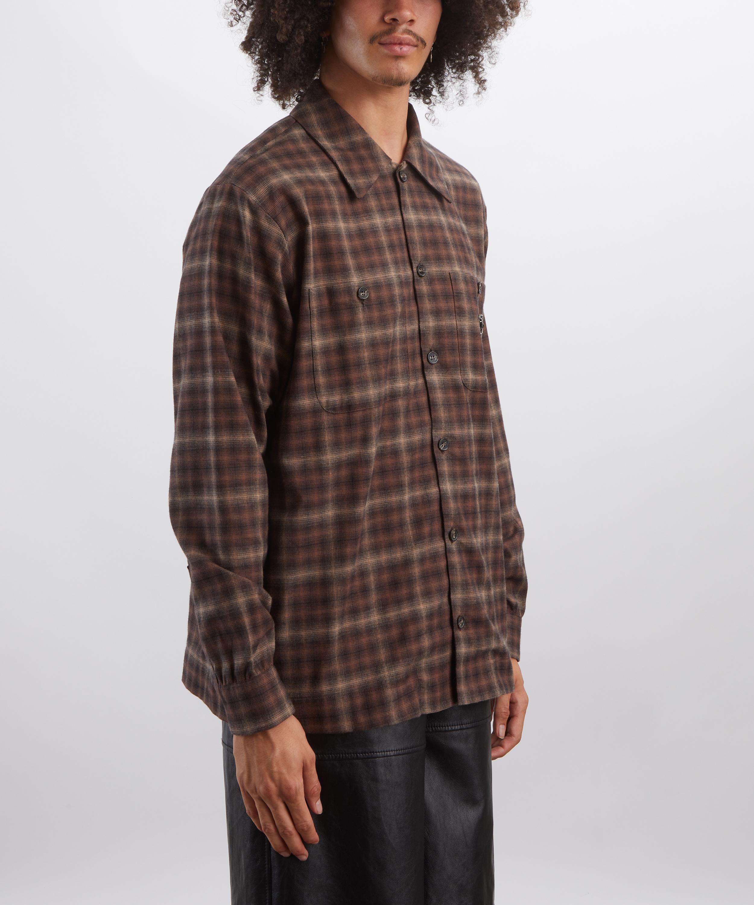 Simone Rocha - Ruffle Slash Flannel Shirt image number 2