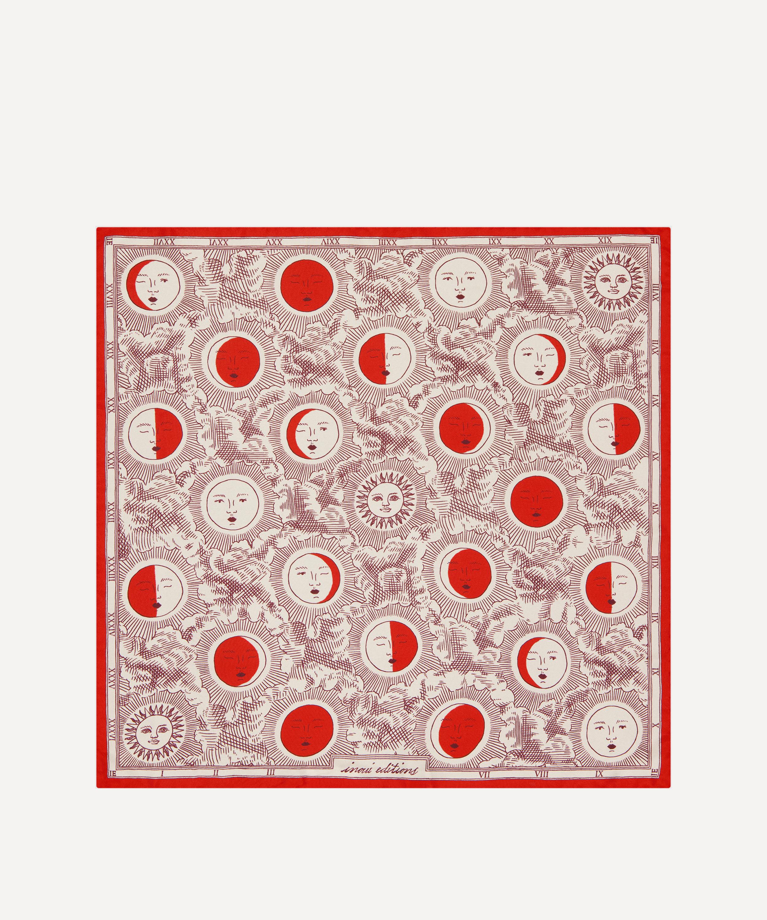 Inoui Editions - Eclipse Red Silk Scarf image number 0