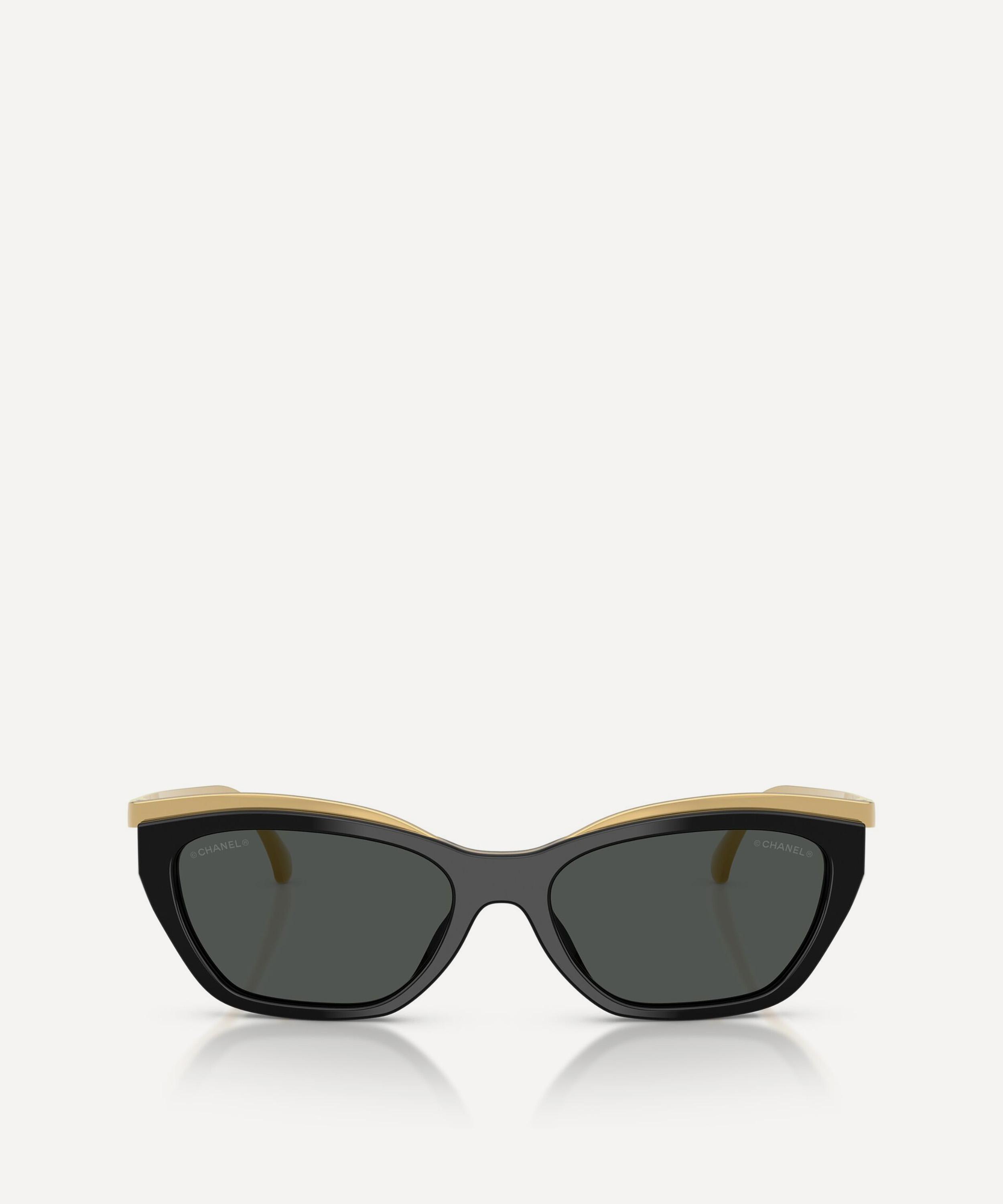CHANEL - Cat-Eye Metal Sunglasses image number 0