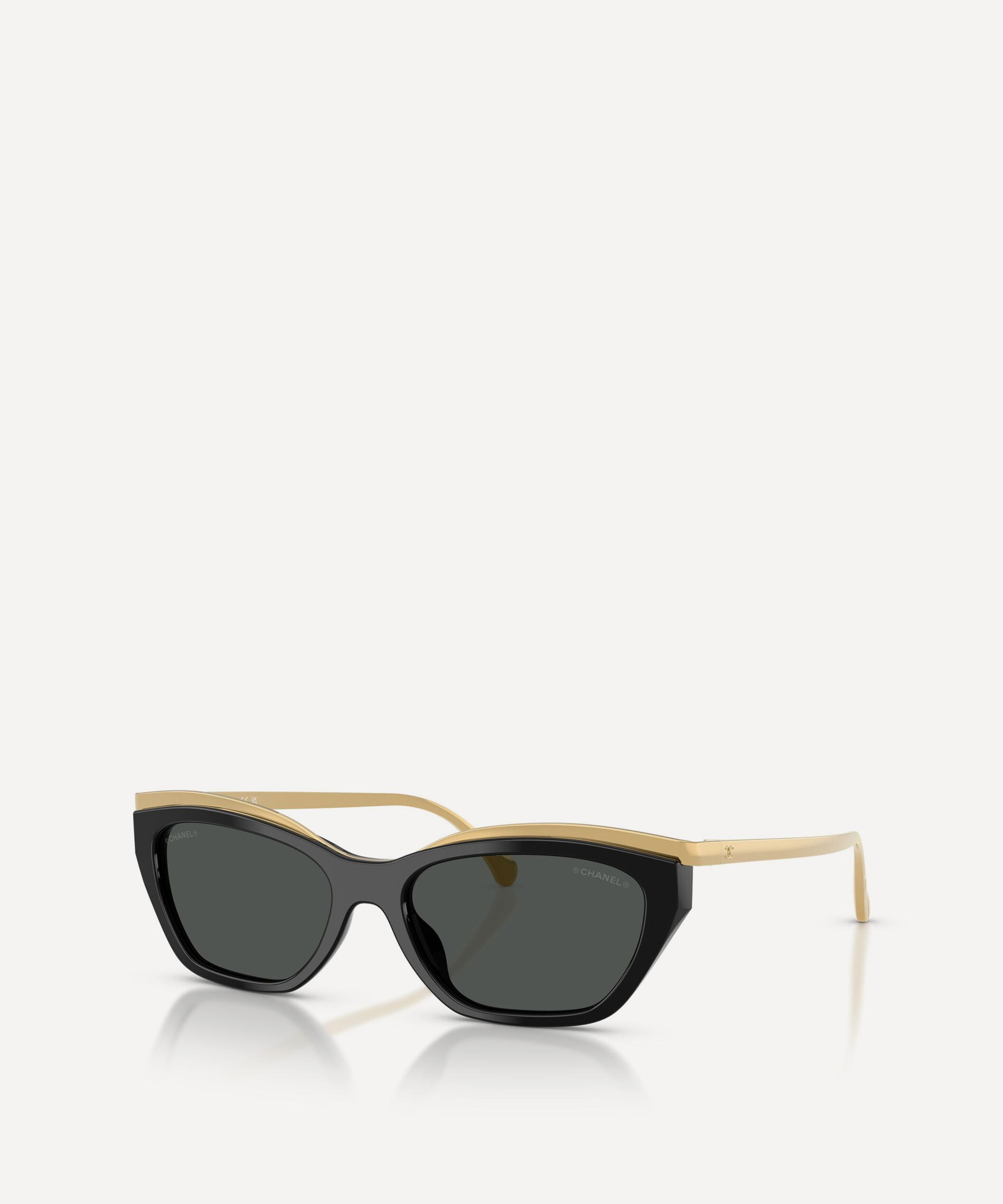 CHANEL - Cat-Eye Metal Sunglasses image number 1