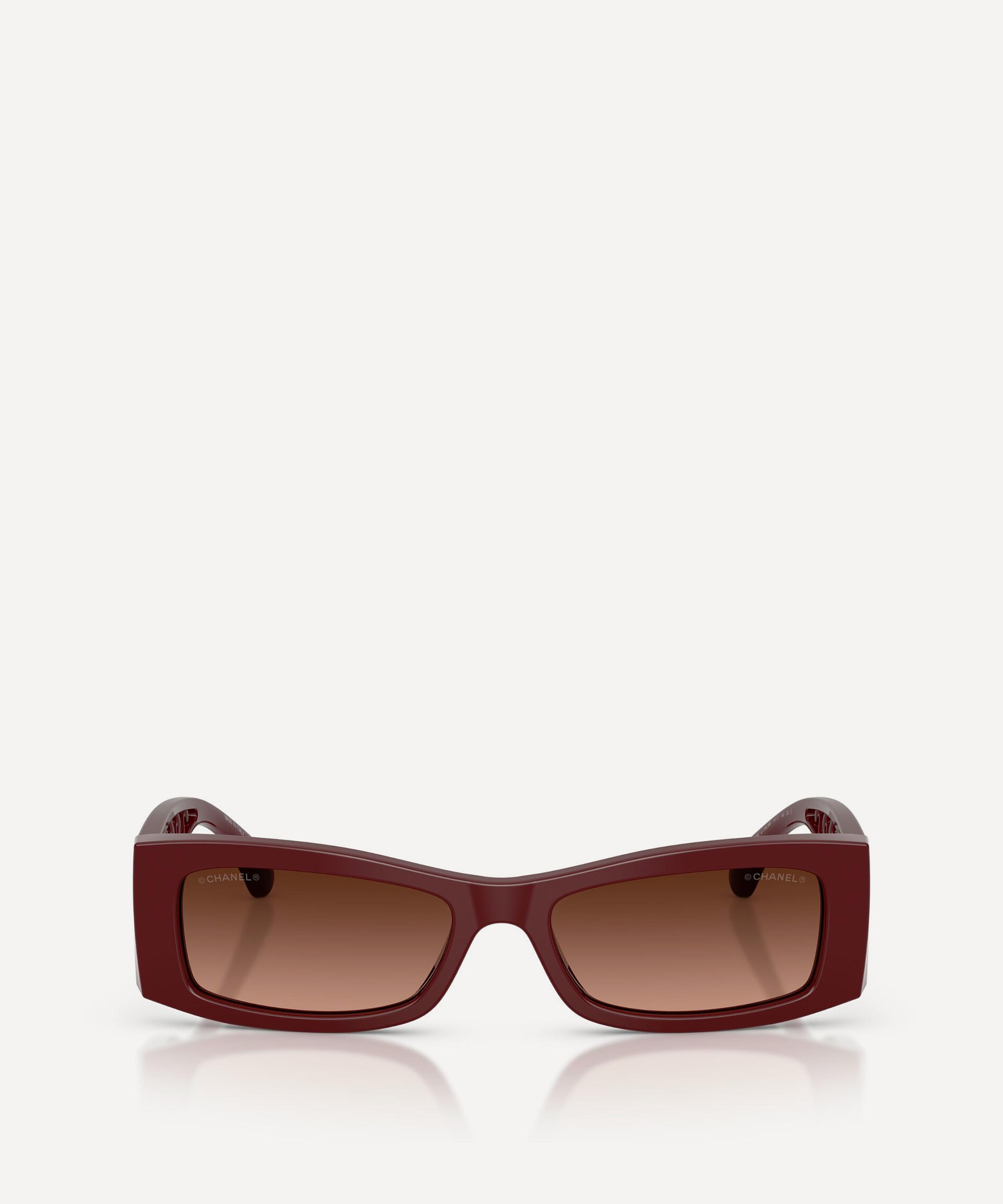 CHANEL - Rectangle Acetate Sunglasses