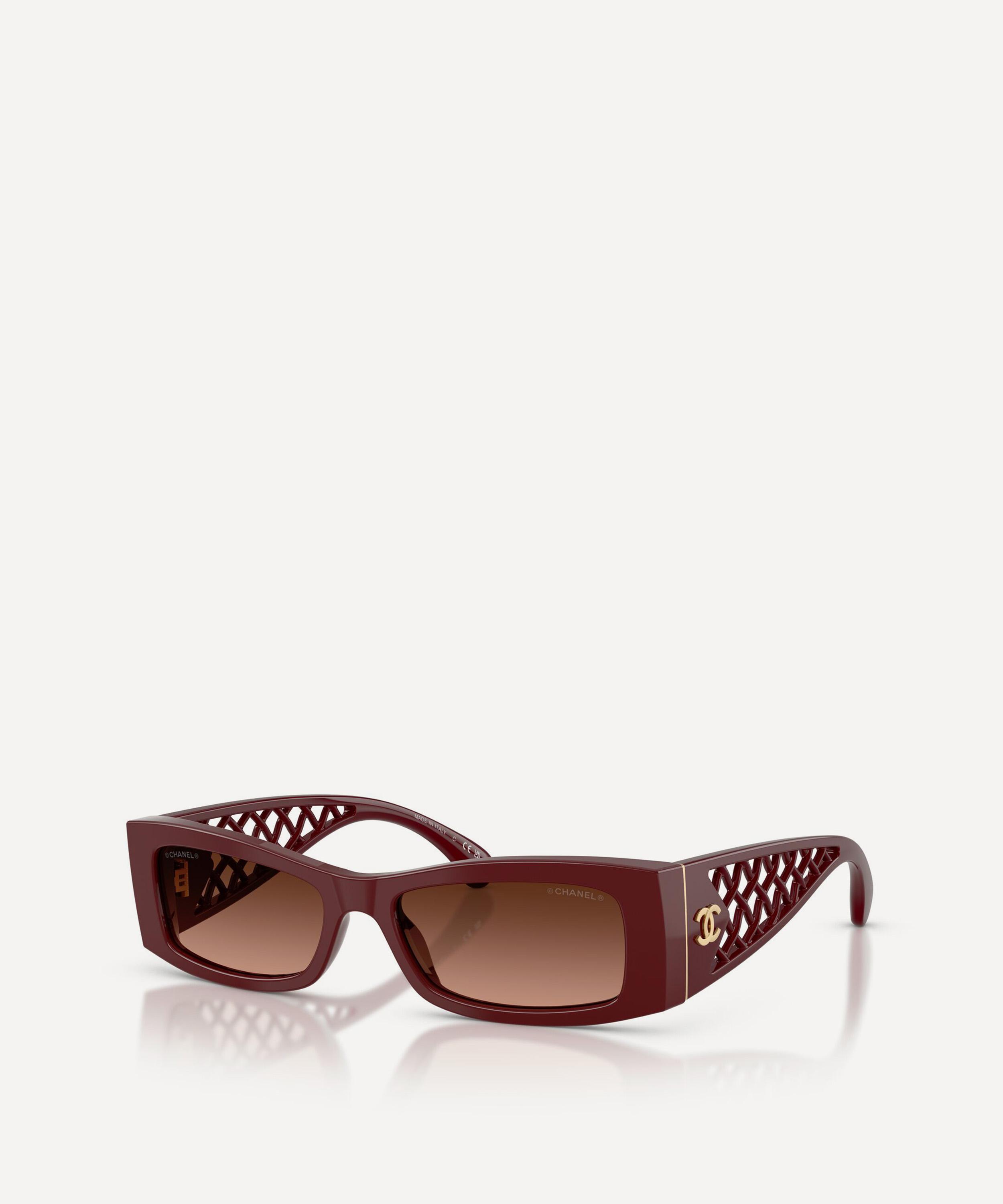 CHANEL - Rectangle Acetate Sunglasses image number 1