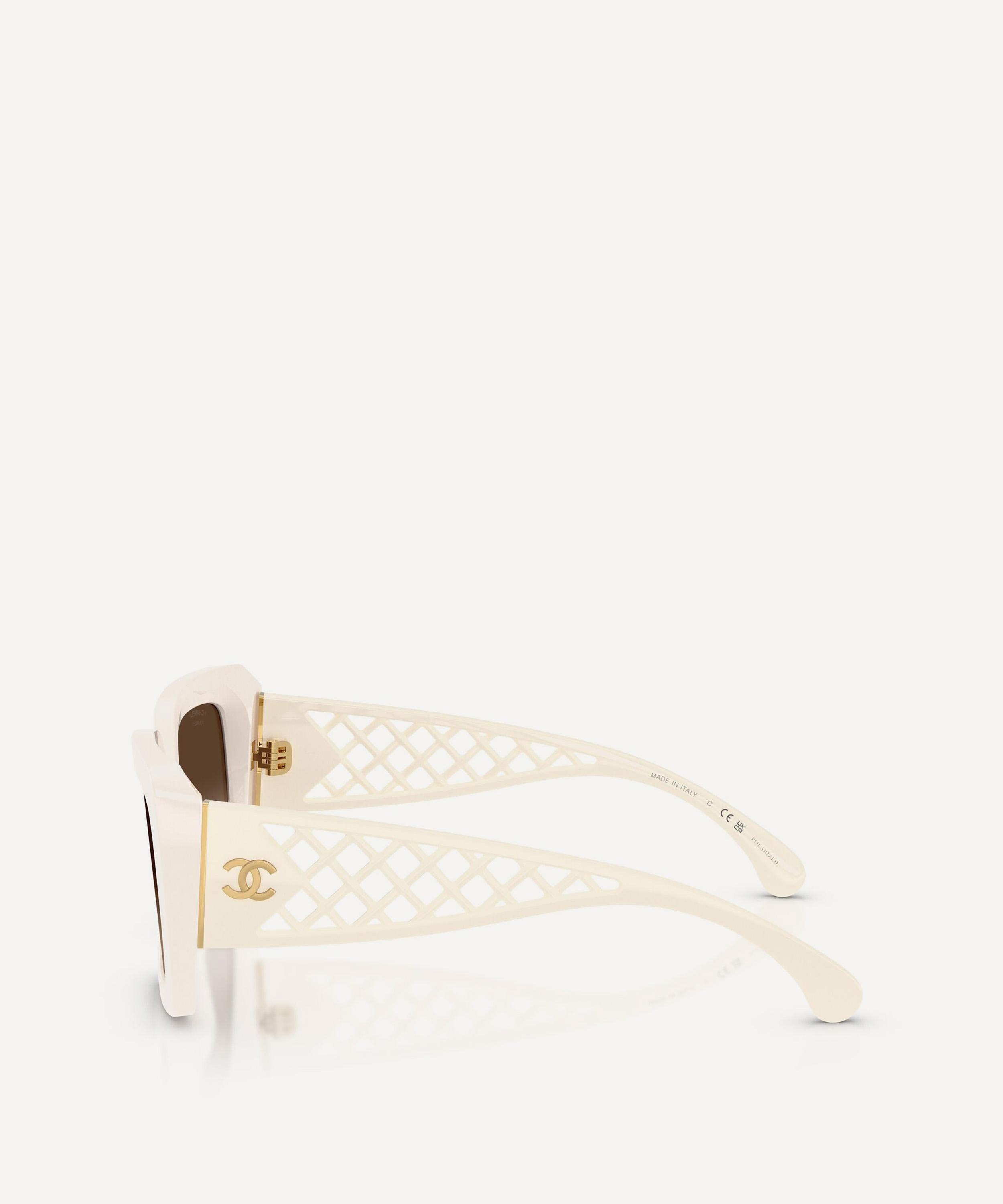 CHANEL - Square Acetate Sunglasses image number 2