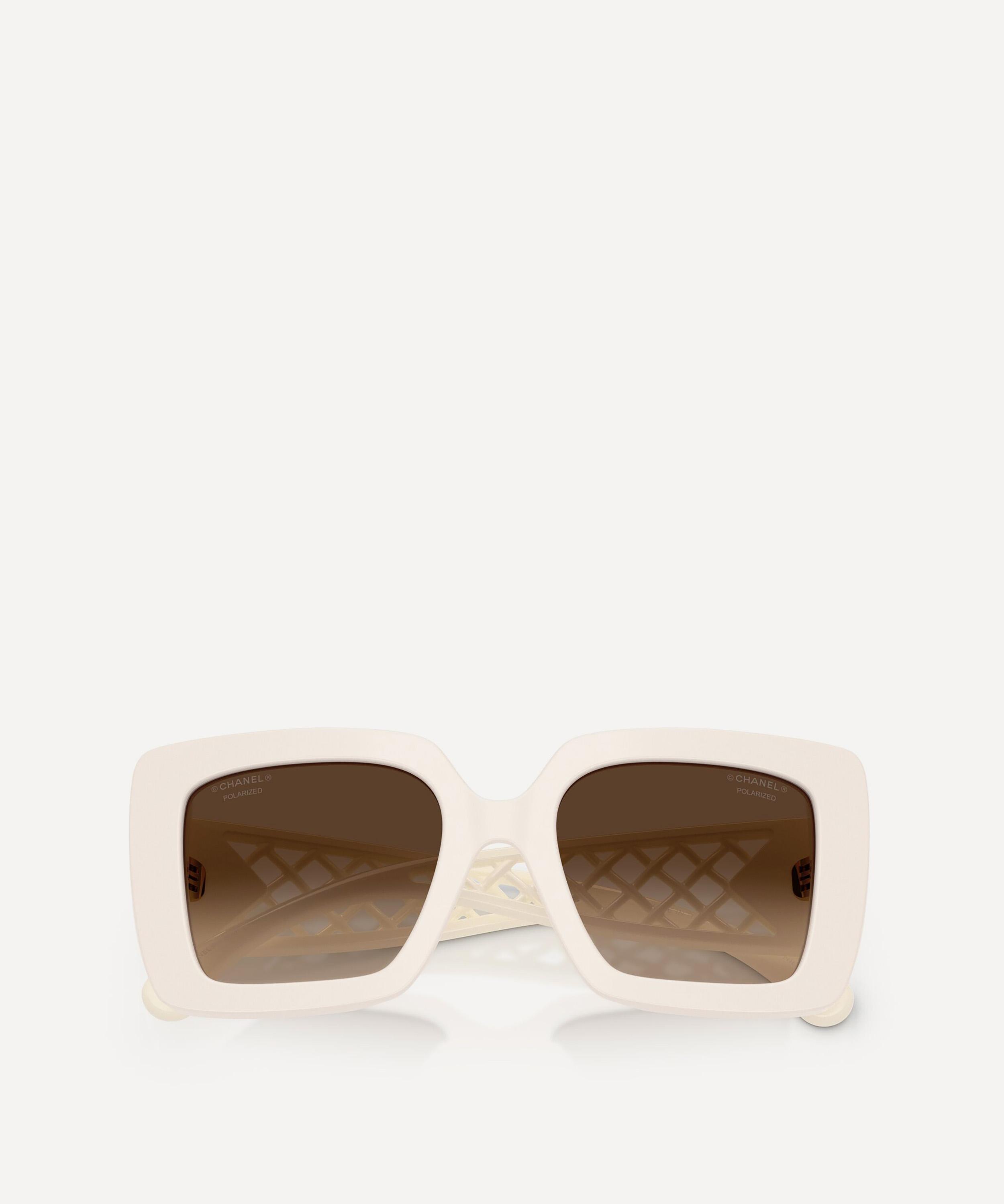 CHANEL - Square Acetate Sunglasses image number 3