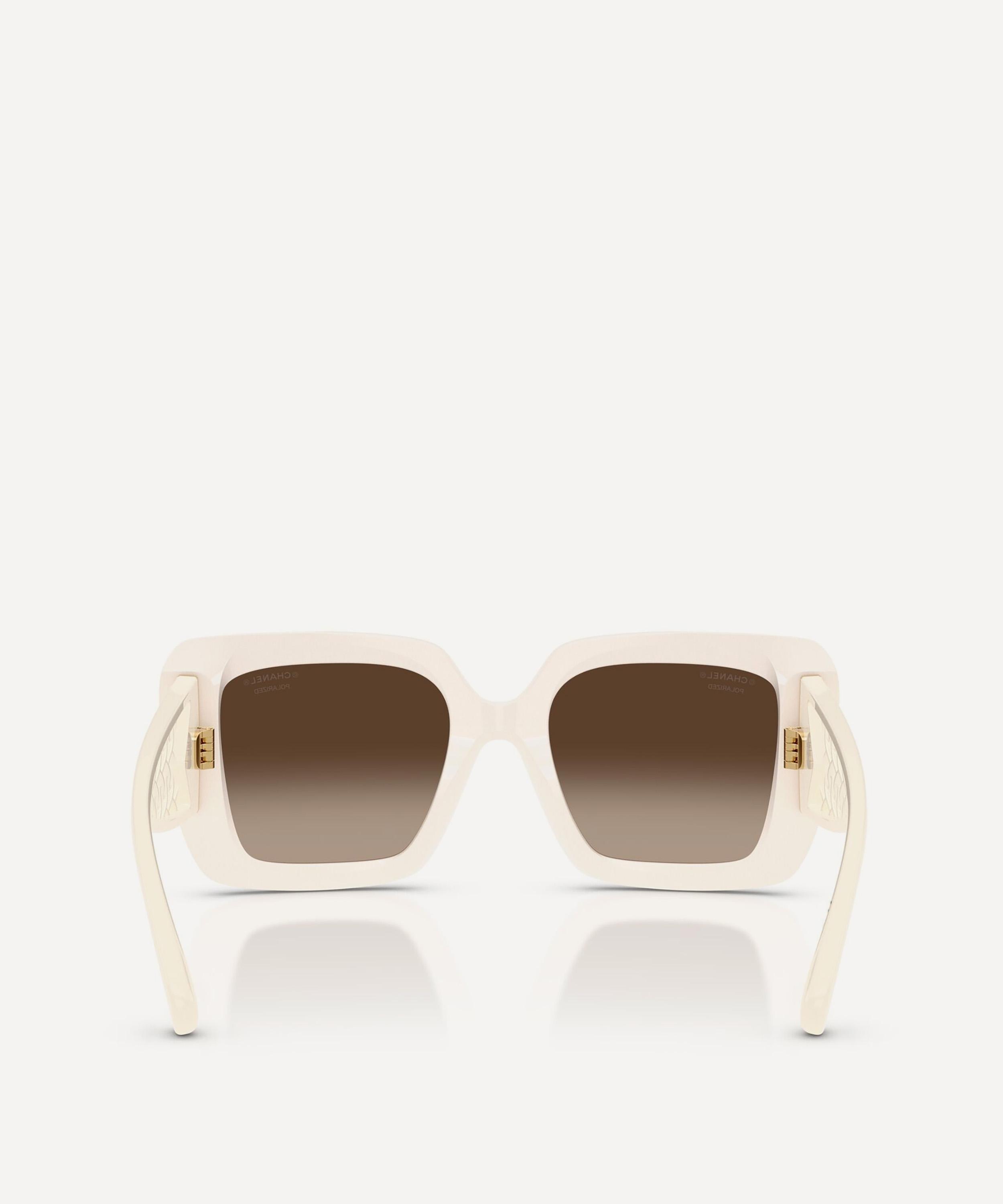 CHANEL - Square Acetate Sunglasses image number 4