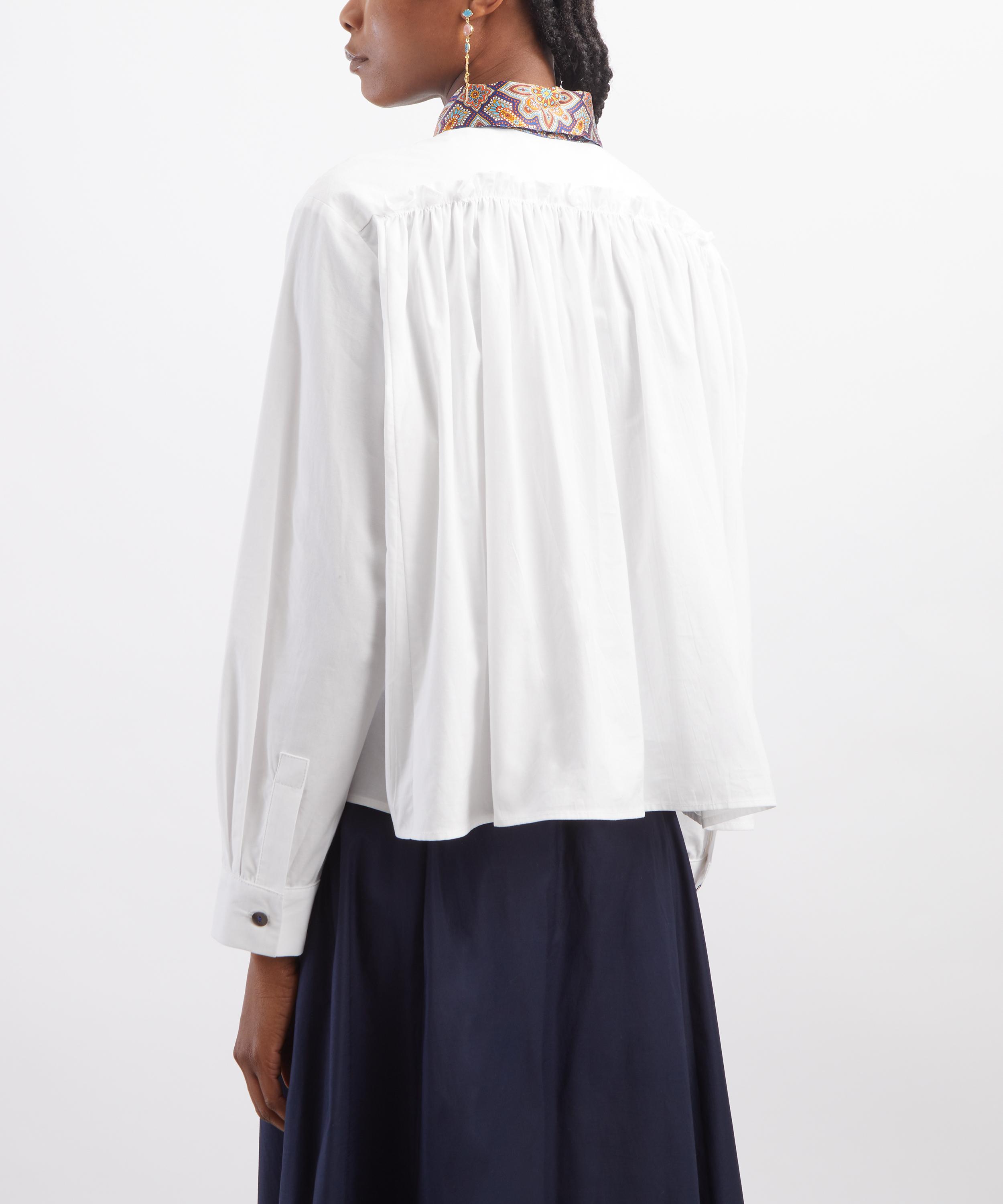 E.L.V. Denim - Celia Liberty Fabrics-Trimmed Shirt image number 3