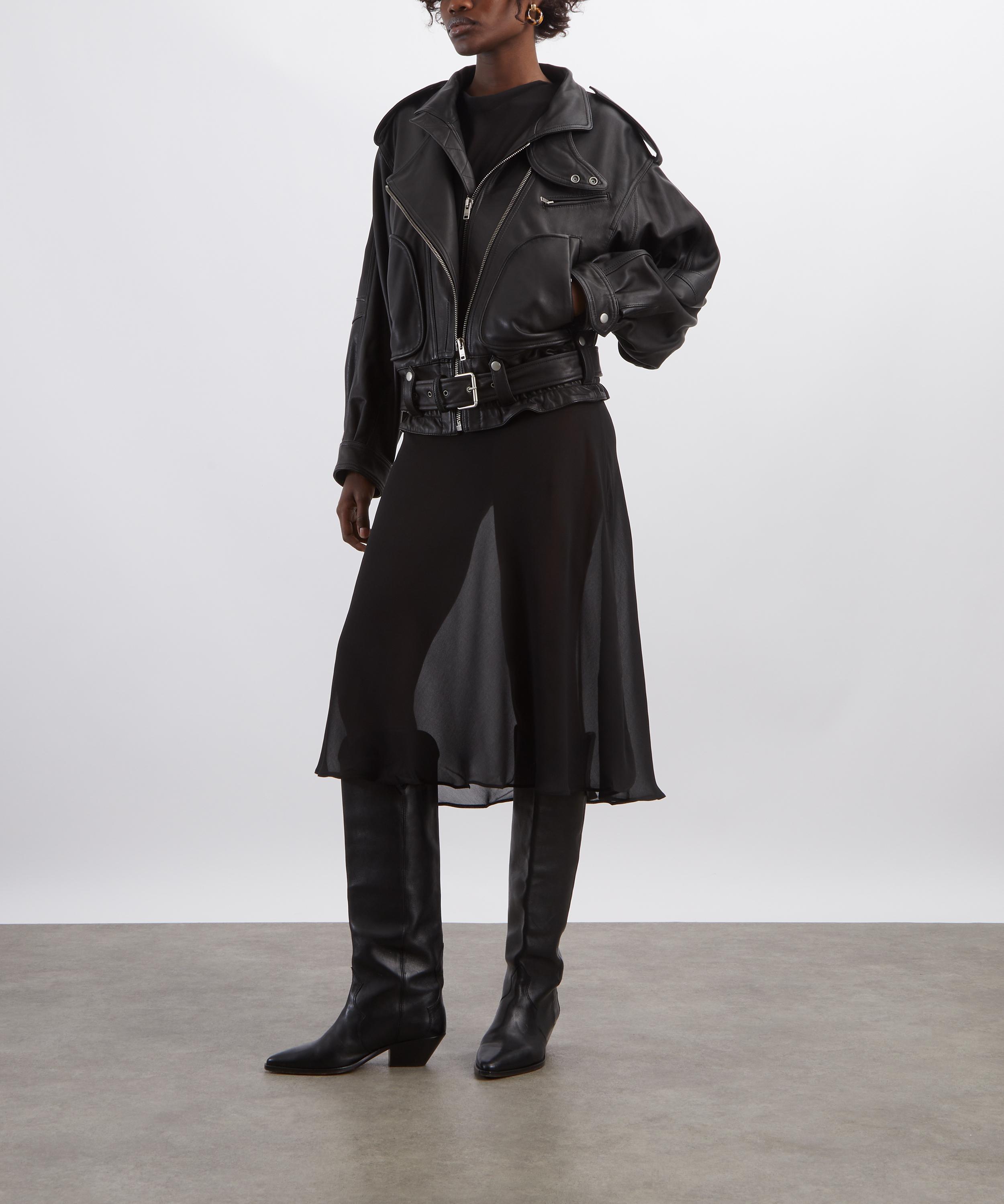 Isabel Marant - Farza Leather Biker Jacket image number 1