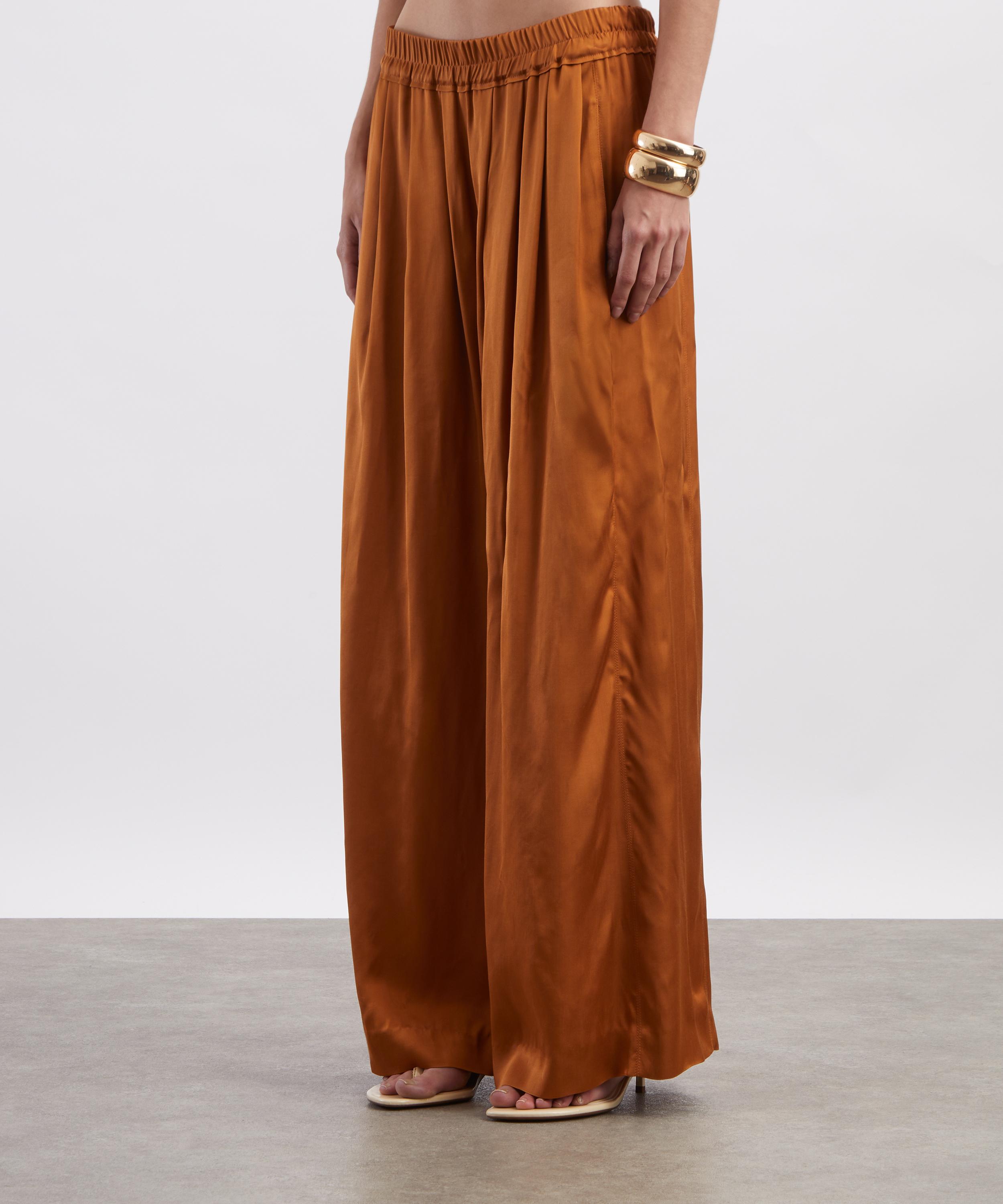 Isabel Marant - Nolia Caramel Satin Trousers image number 2