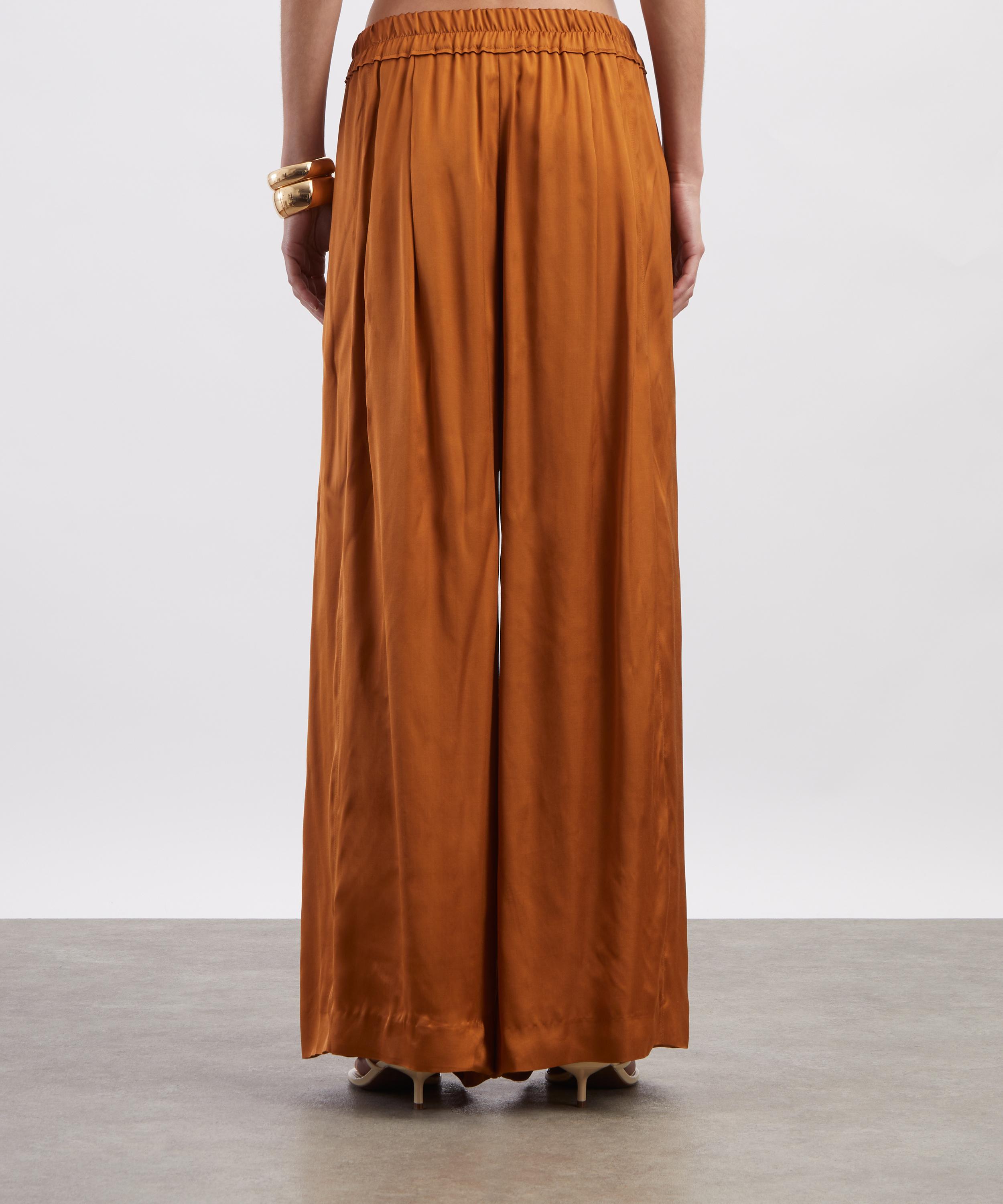 Isabel Marant - Nolia Caramel Satin Trousers image number 3