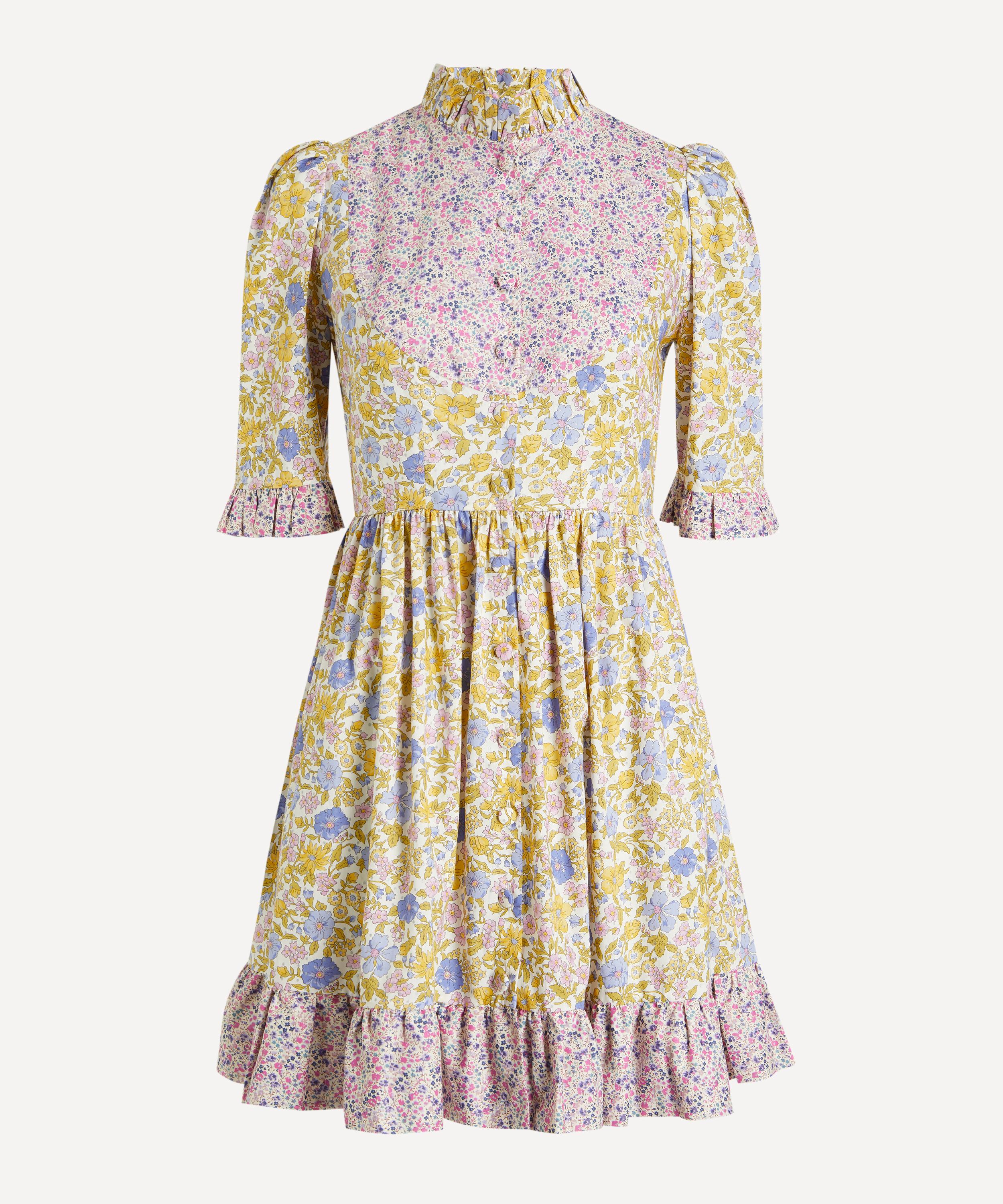 O Pioneers - Tania Lilac Liberty Fabrics Short Dress