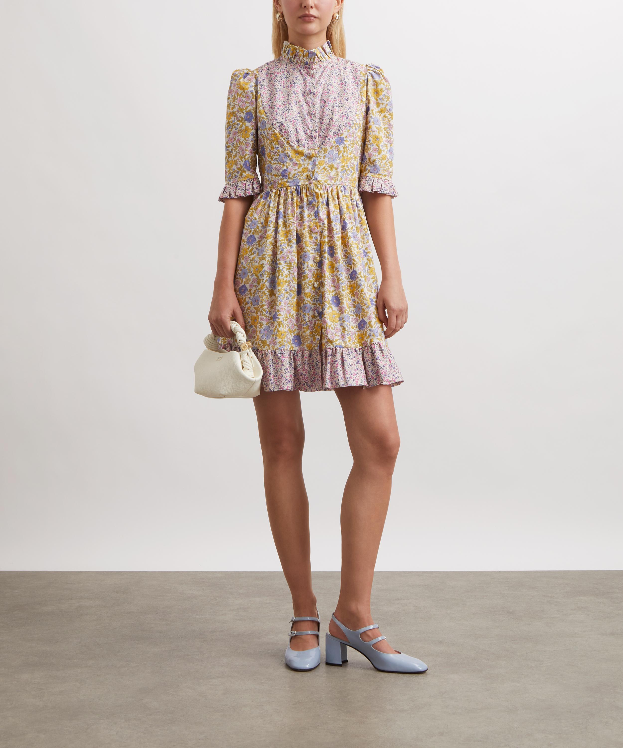 O Pioneers - Tania Lilac Liberty Fabrics Short Dress image number 1