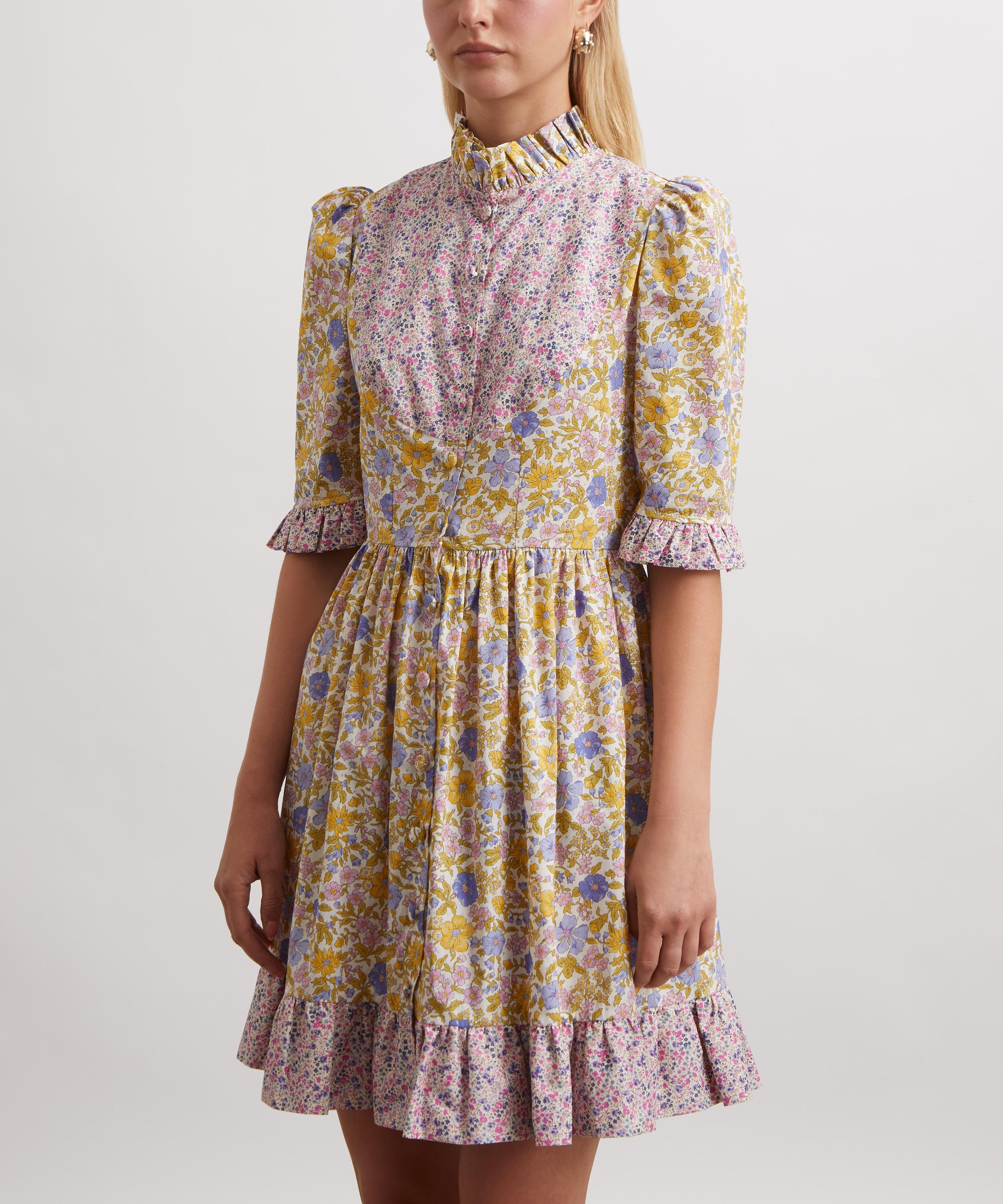 O Pioneers - Tania Lilac Liberty Fabrics Short Dress image number 2
