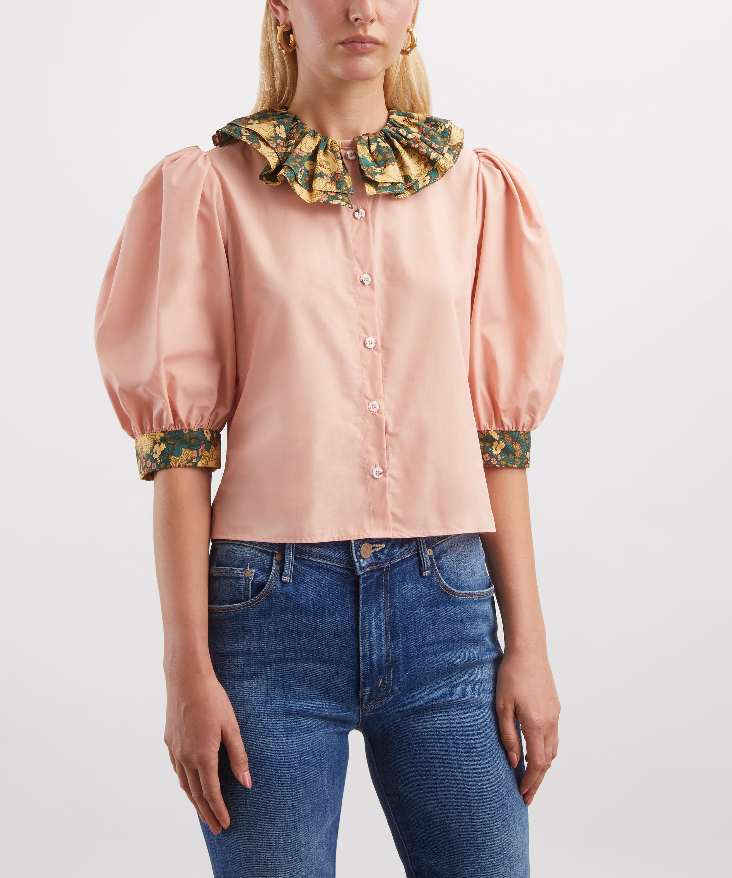 O Pioneers - x Mary Quant Pierrot Liberty Fabrics Blouse image number 2