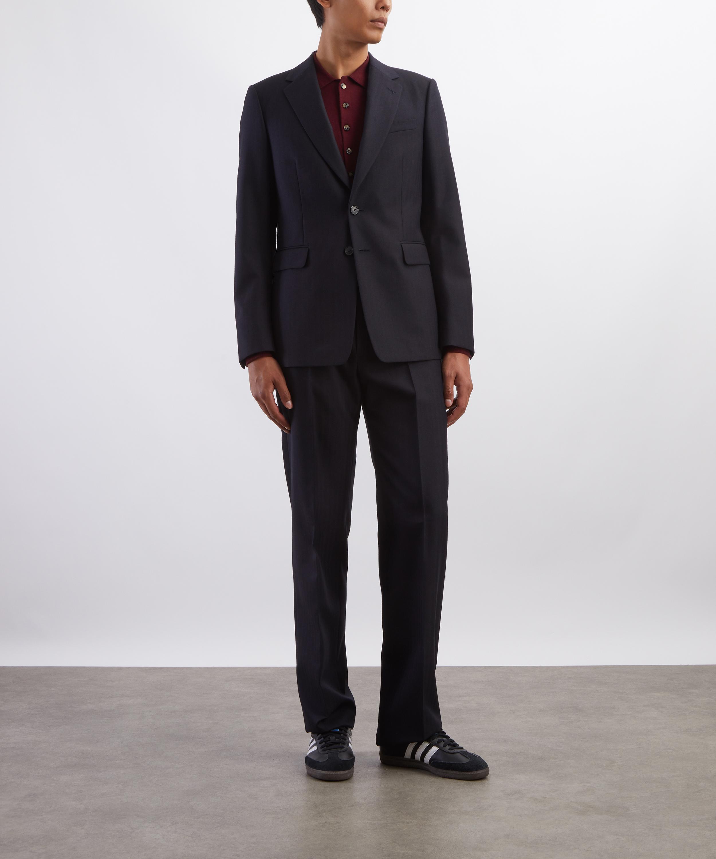 Dries Van Noten - Slim Fit Wool Suit in Navy image number 2