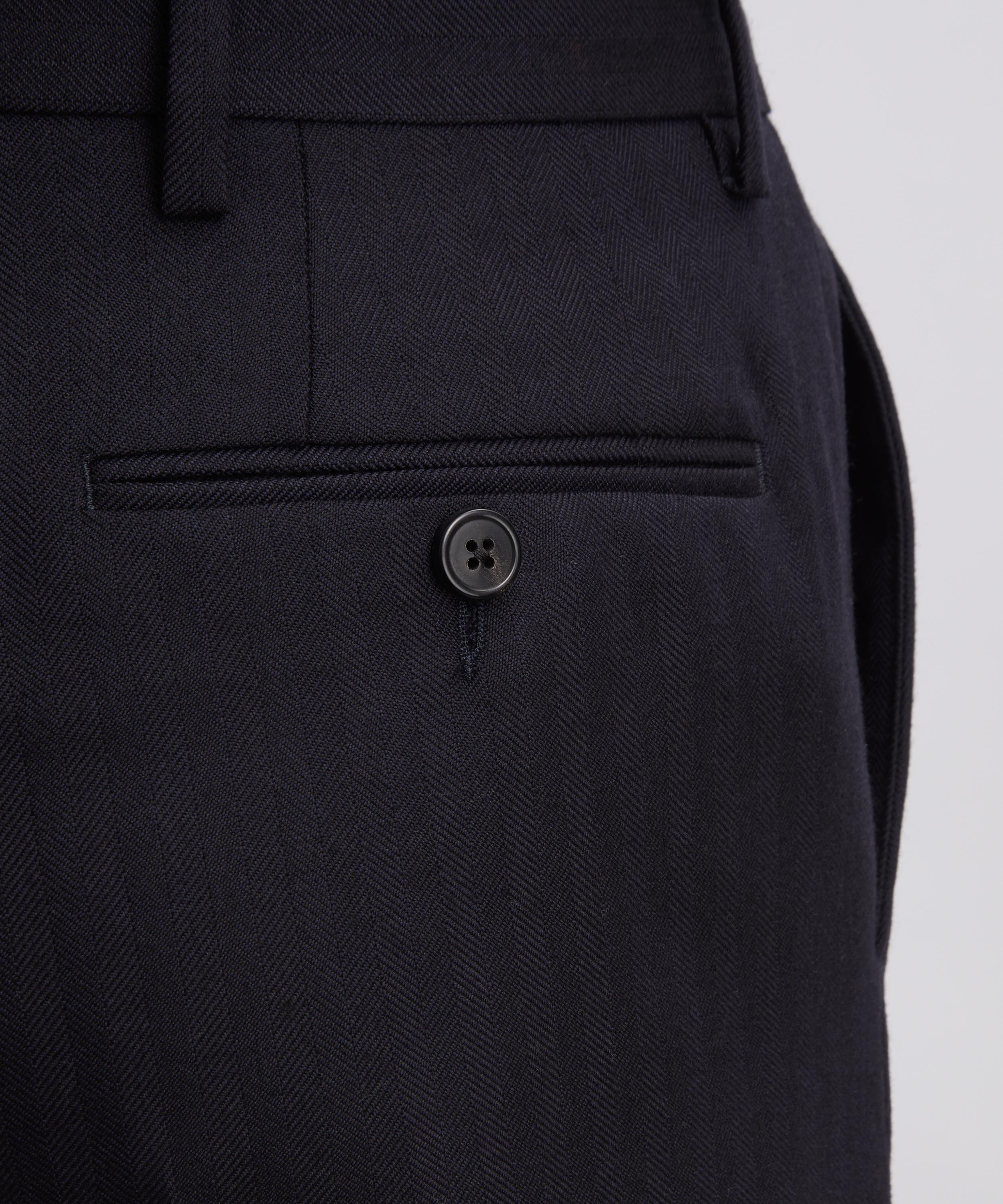 Dries Van Noten - Slim Fit Wool Suit in Navy image number 4