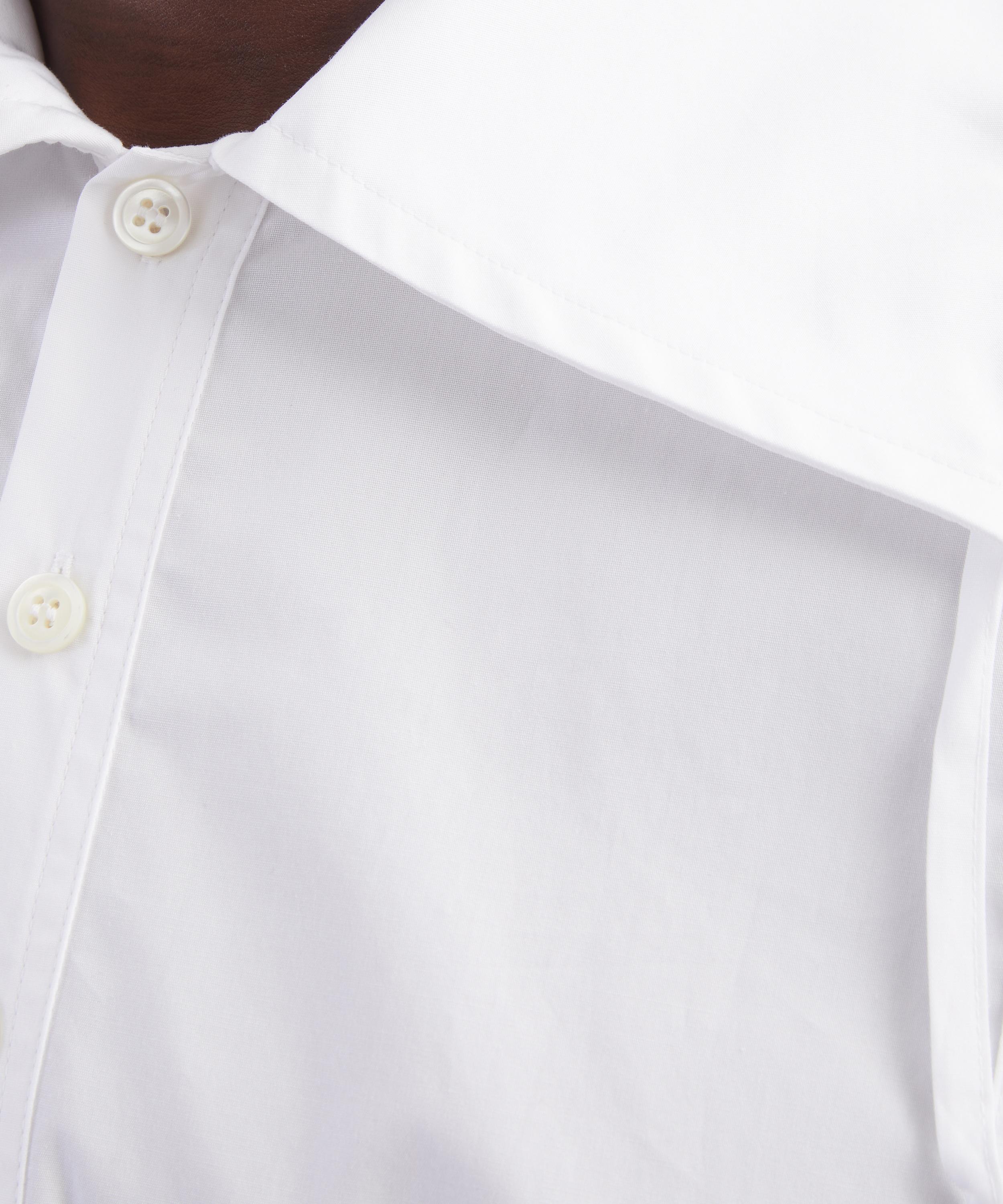 Dries Van Noten - White Spread Collar Shirt image number 4