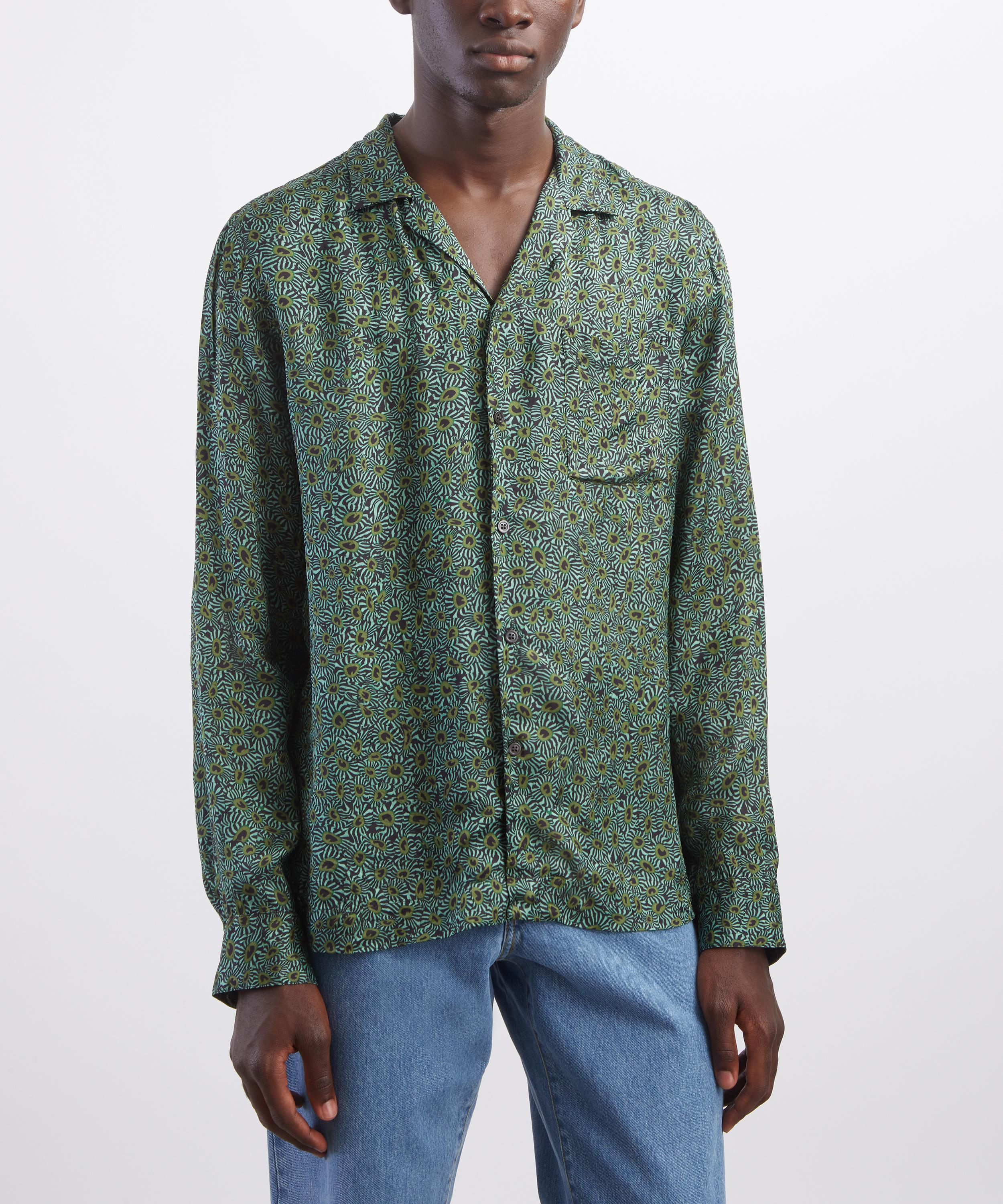 Dries Van Noten - Satin Mint Shirt image number 2