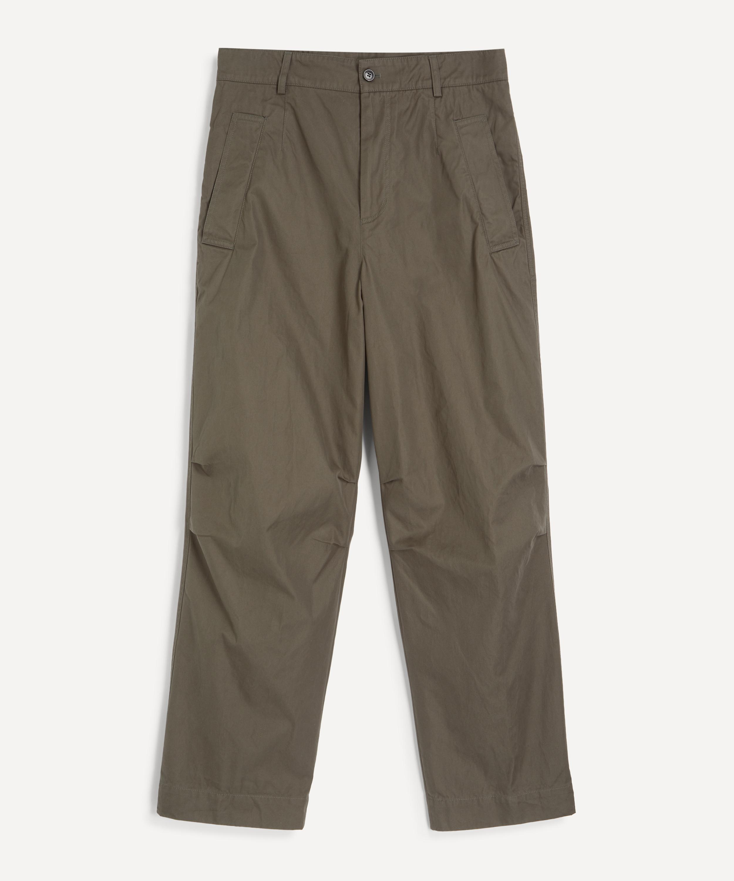 Dries Van Noten - Khaki Technical Trousers