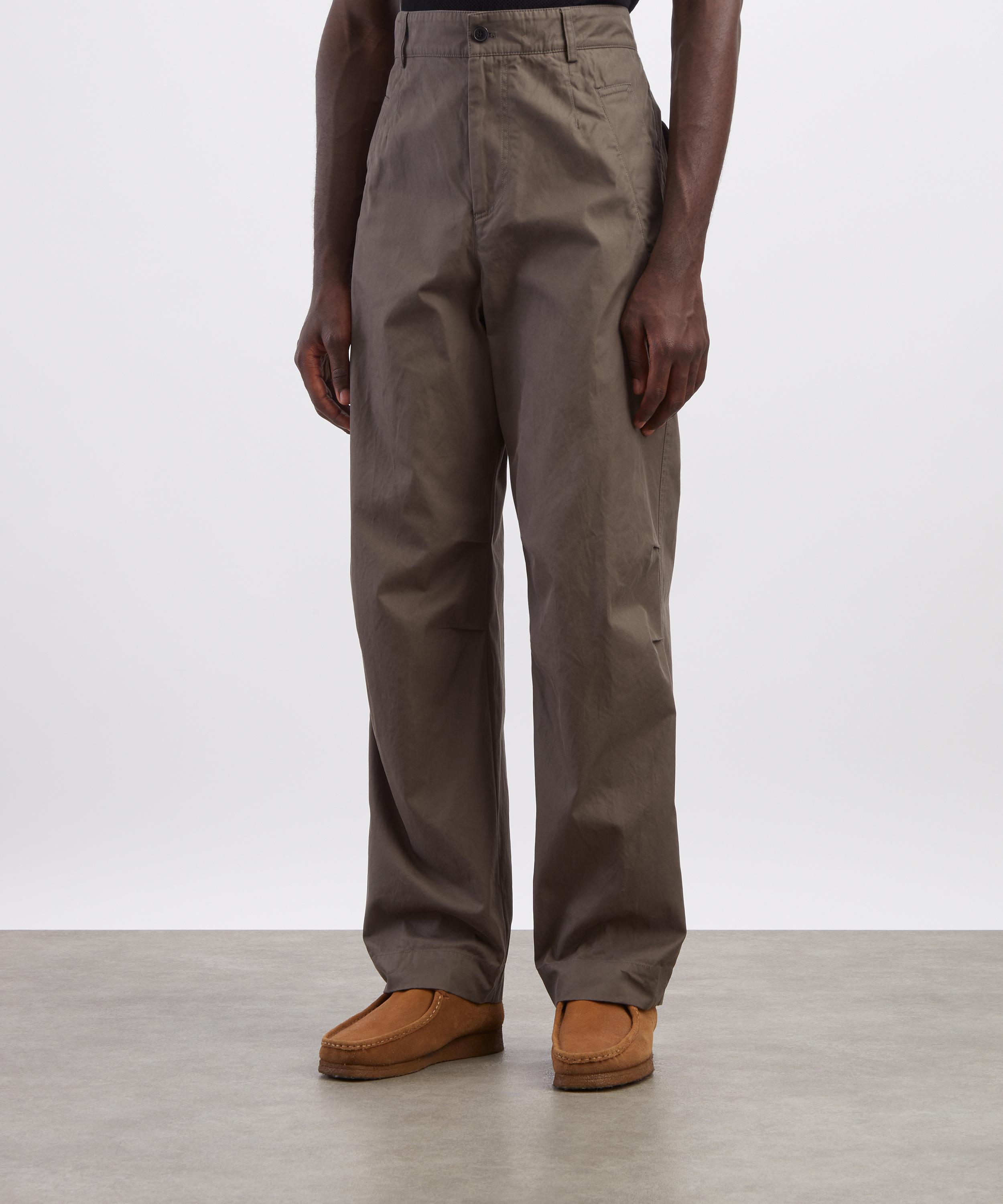 Dries Van Noten - Khaki Technical Trousers image number 2