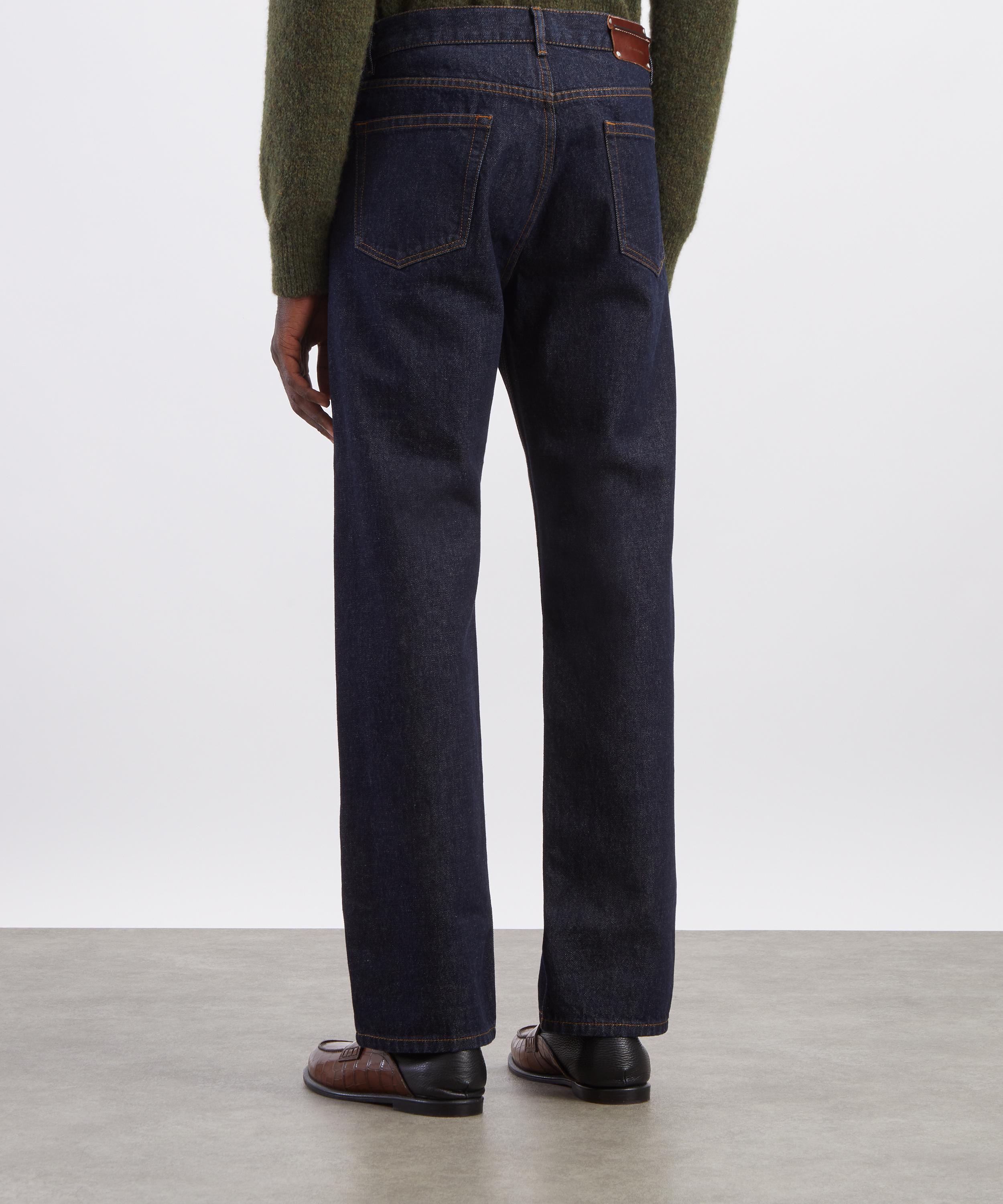 Dries Van Noten - Indigo Straight-Leg Jeans image number 3