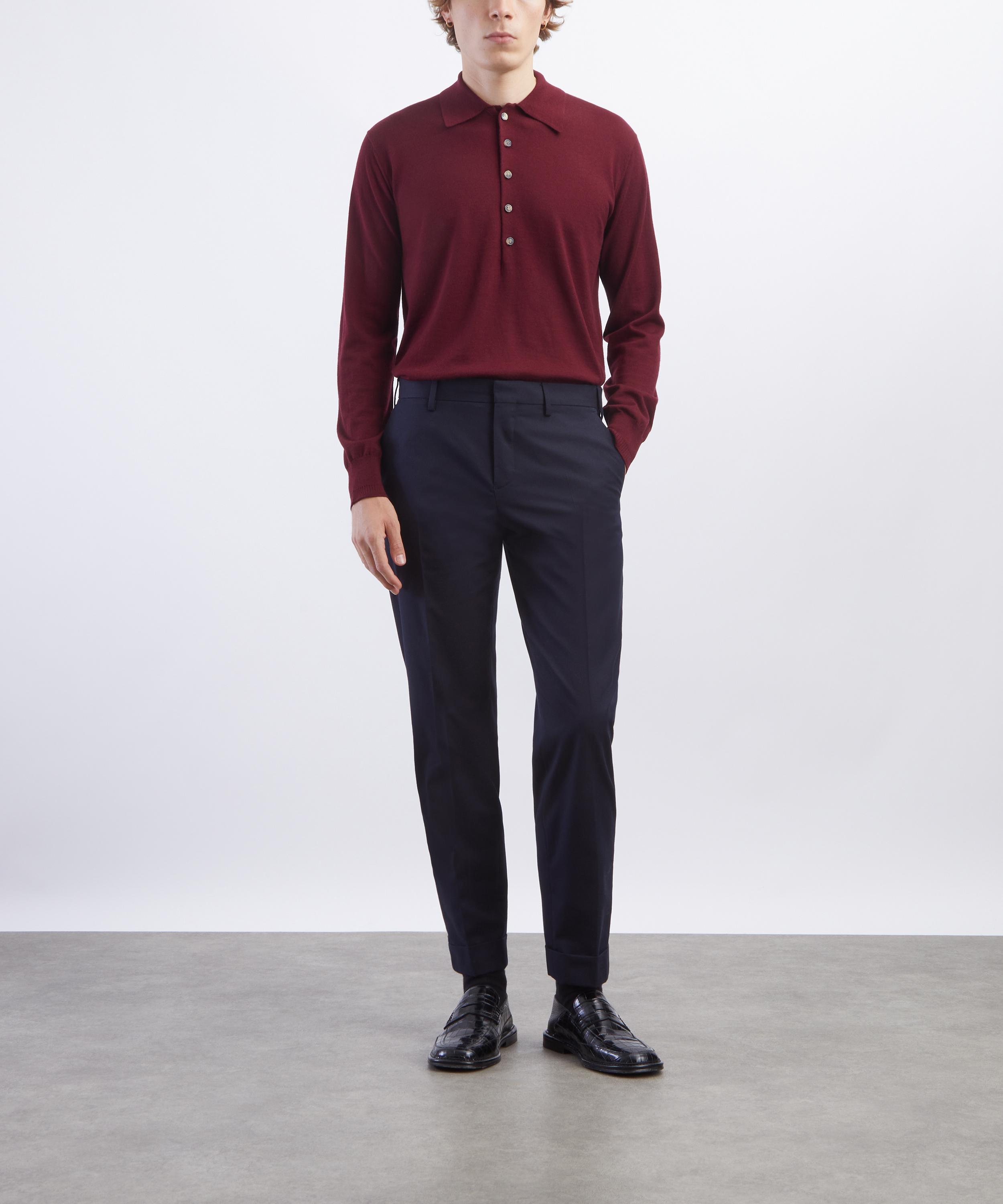 Dries Van Noten - Wool Polo Shirt image number 1