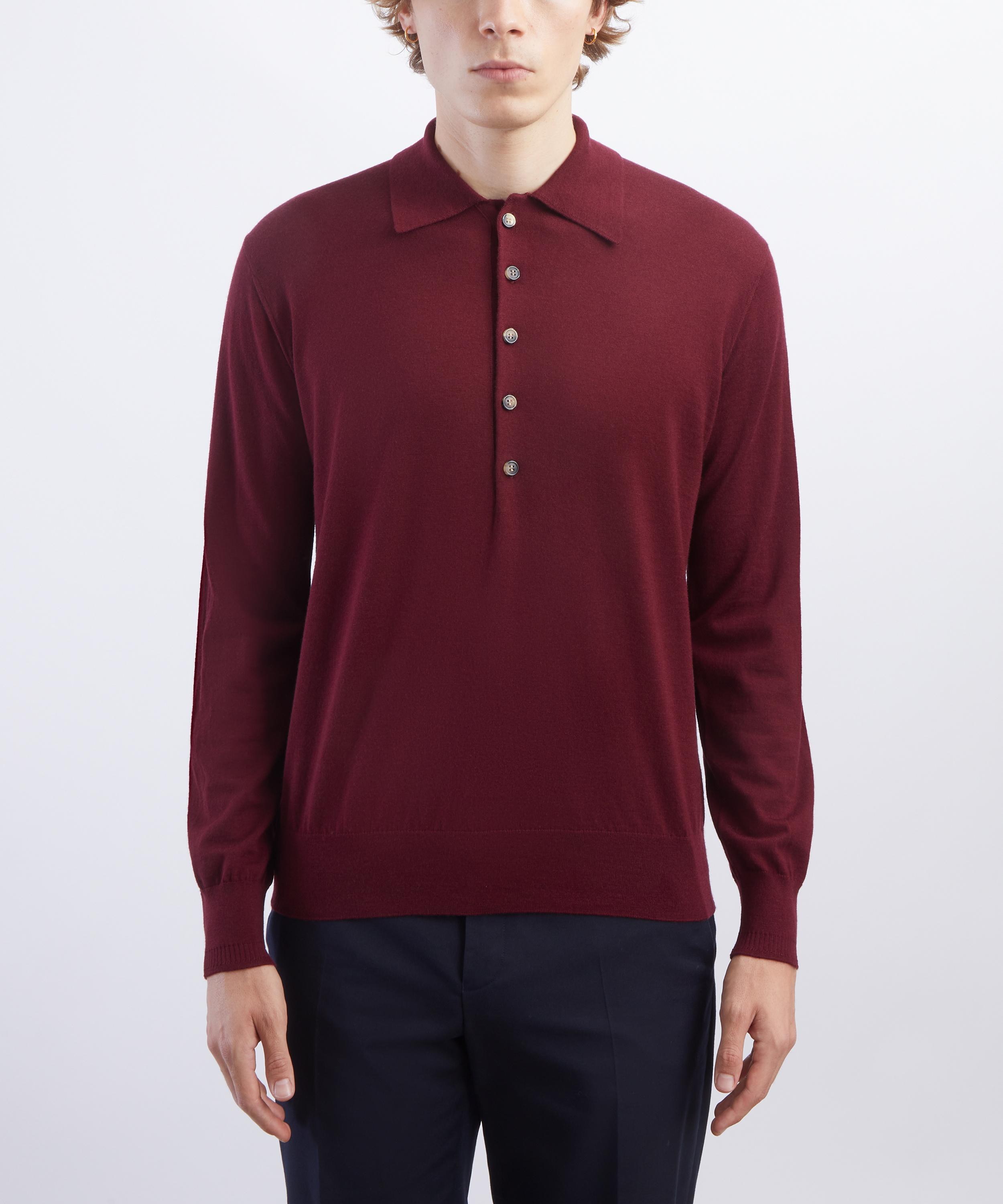 Dries Van Noten - Wool Polo Shirt image number 2